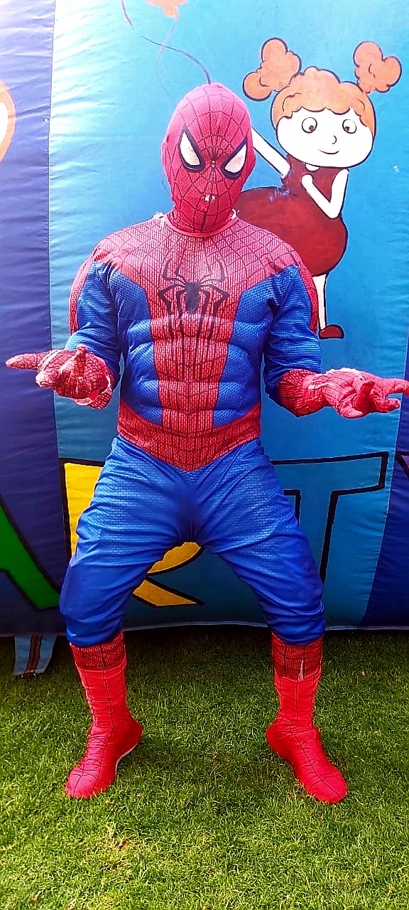 Spiderman mascot 