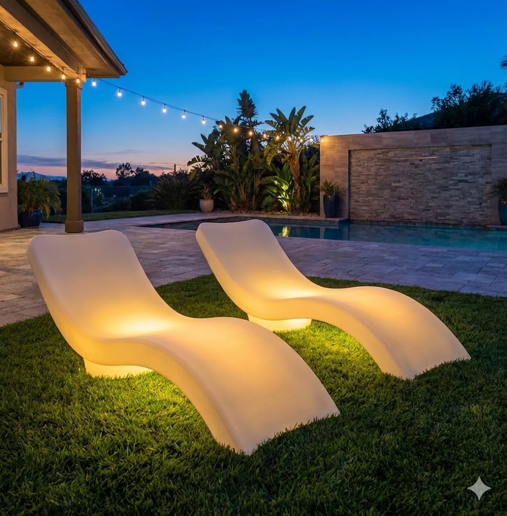 LED Wave Lounge Chair