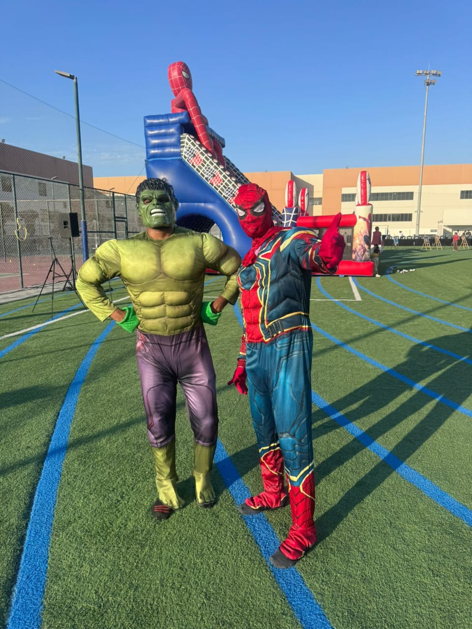 Spiderman mascot 