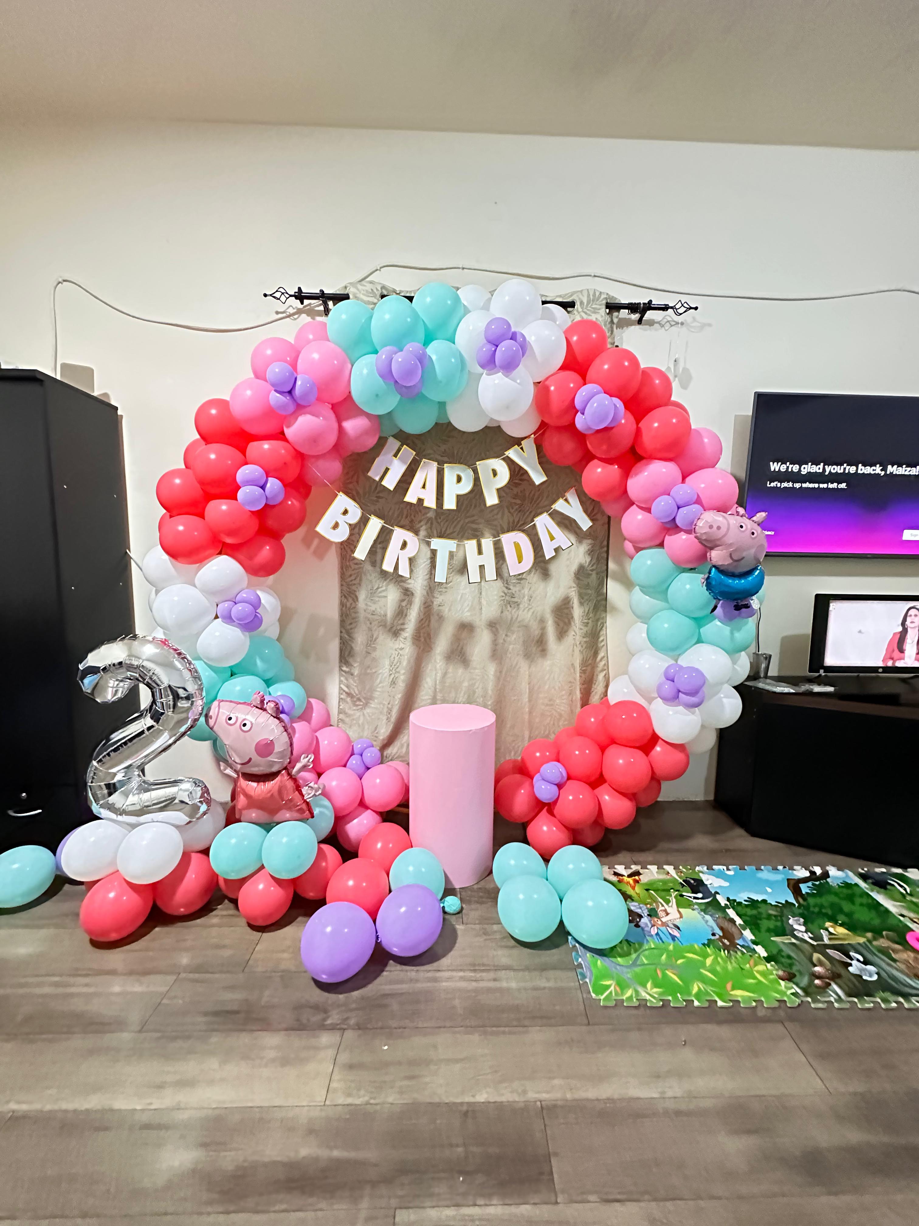 Peppa Pig Theme Birthday Decor