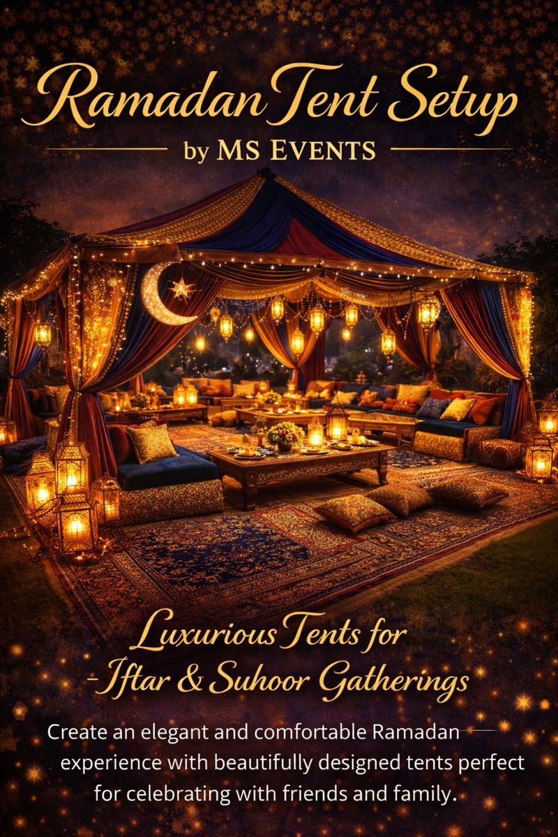 Ramadan Tent Setup