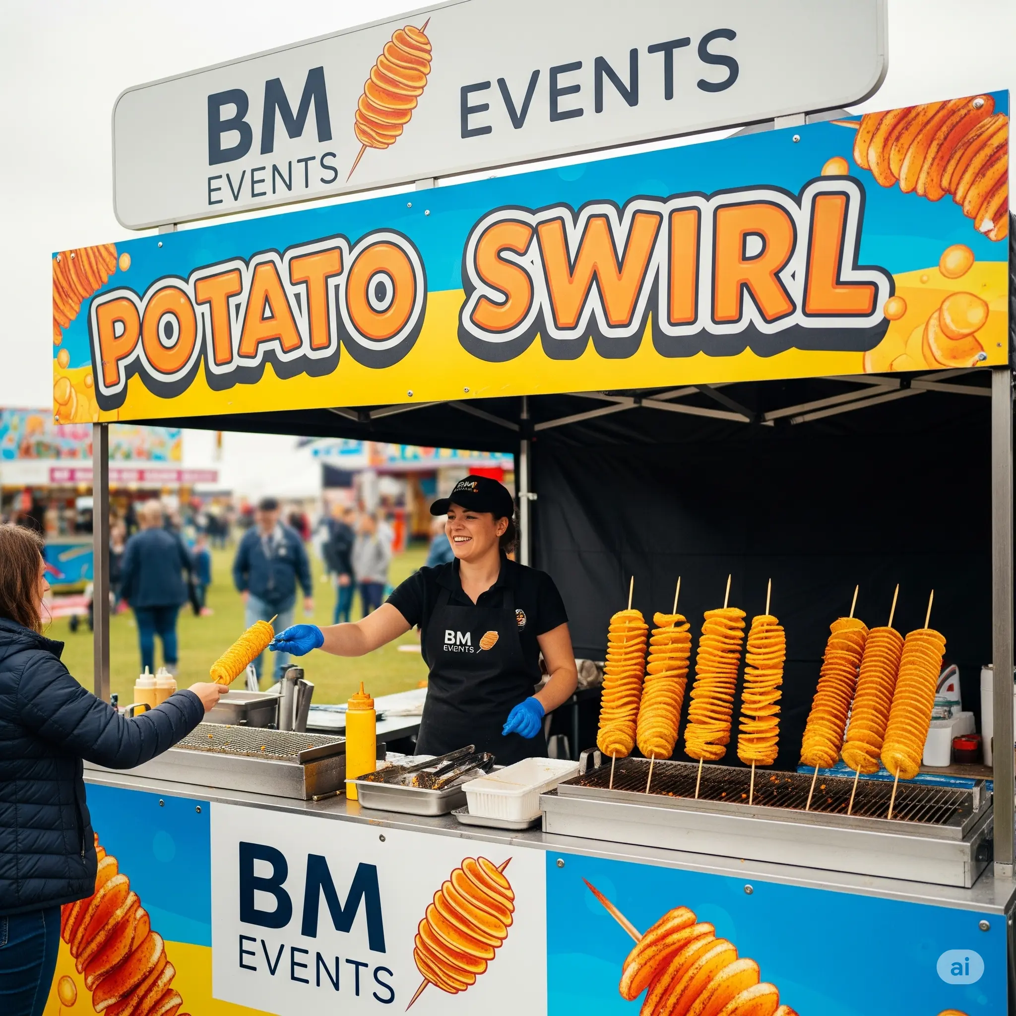 Potato Swirl Station