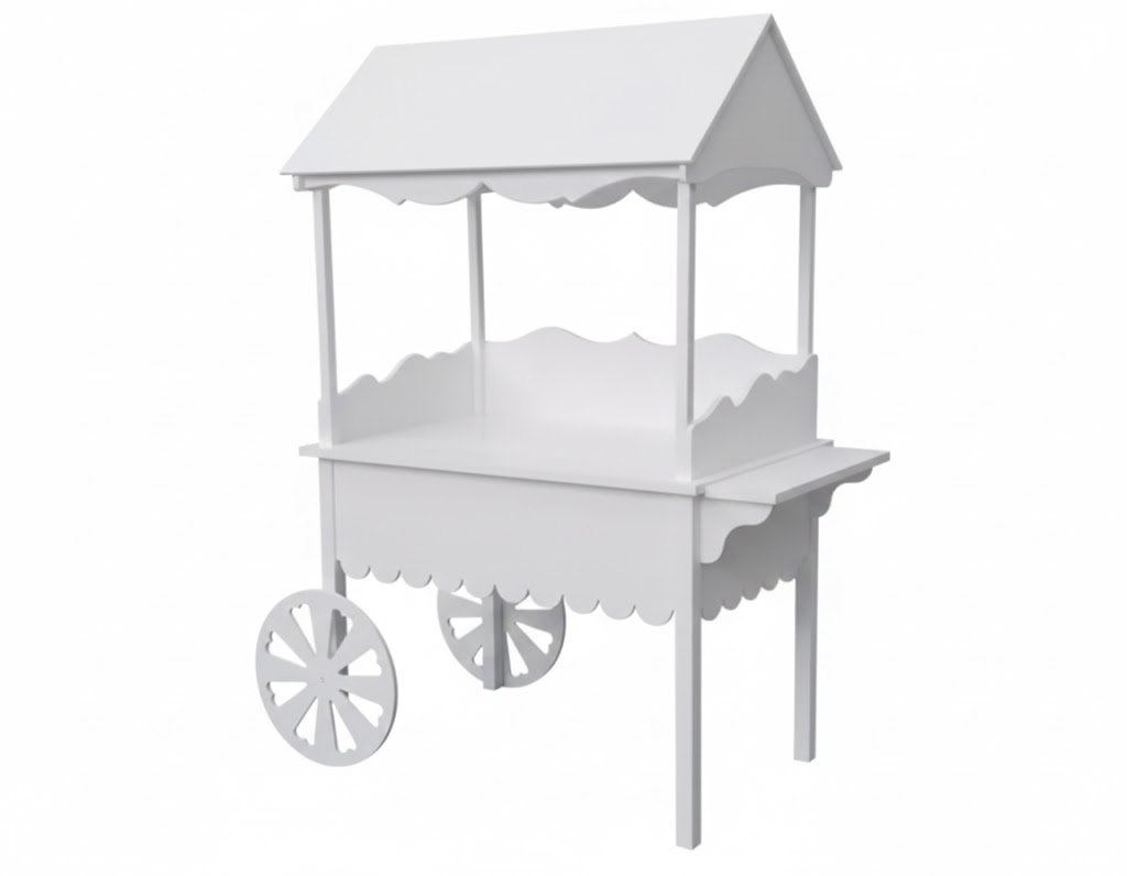 Wooden Classic Food Cart