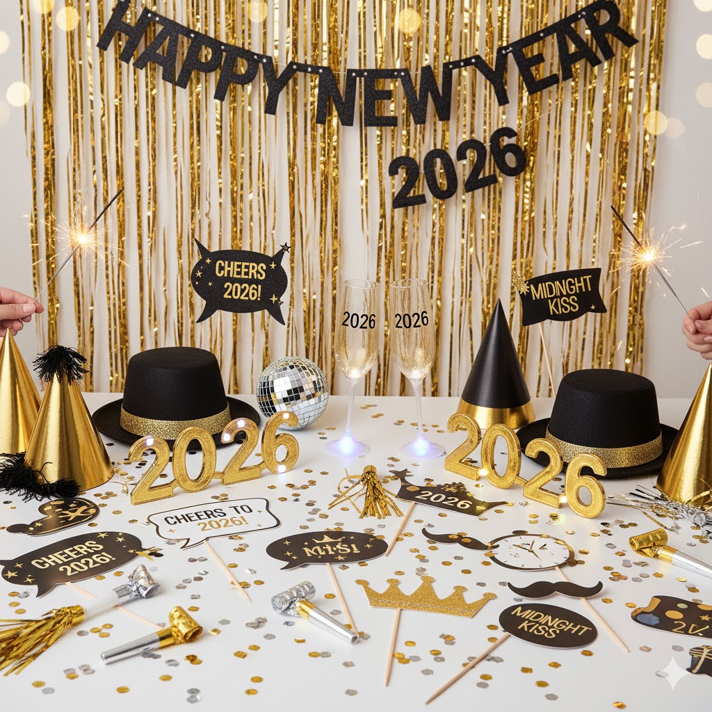 New Year Party Props