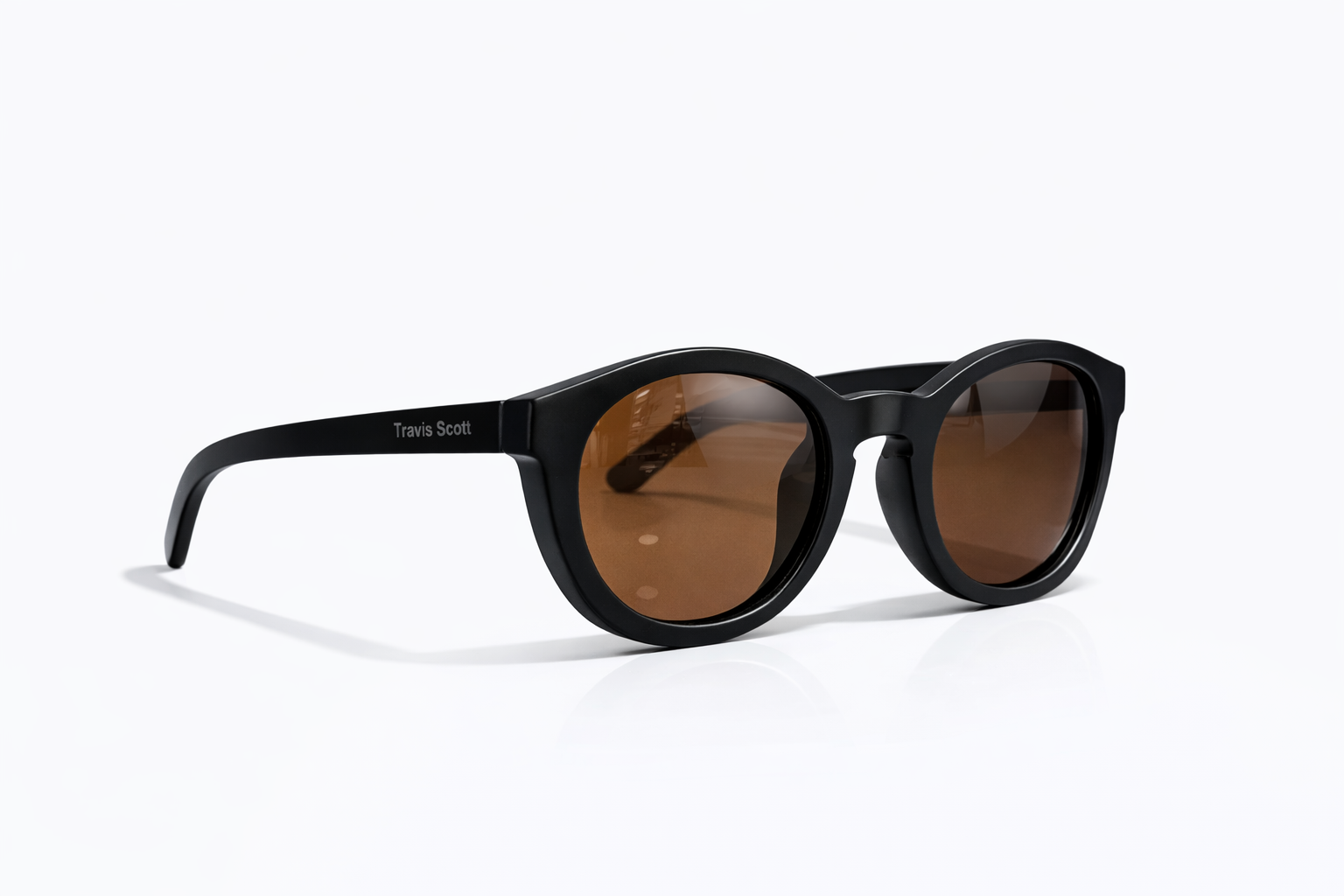Wooden Oval Sunglasses