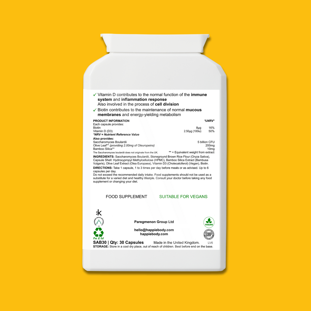 S.Boulardii, D3 & Biotin