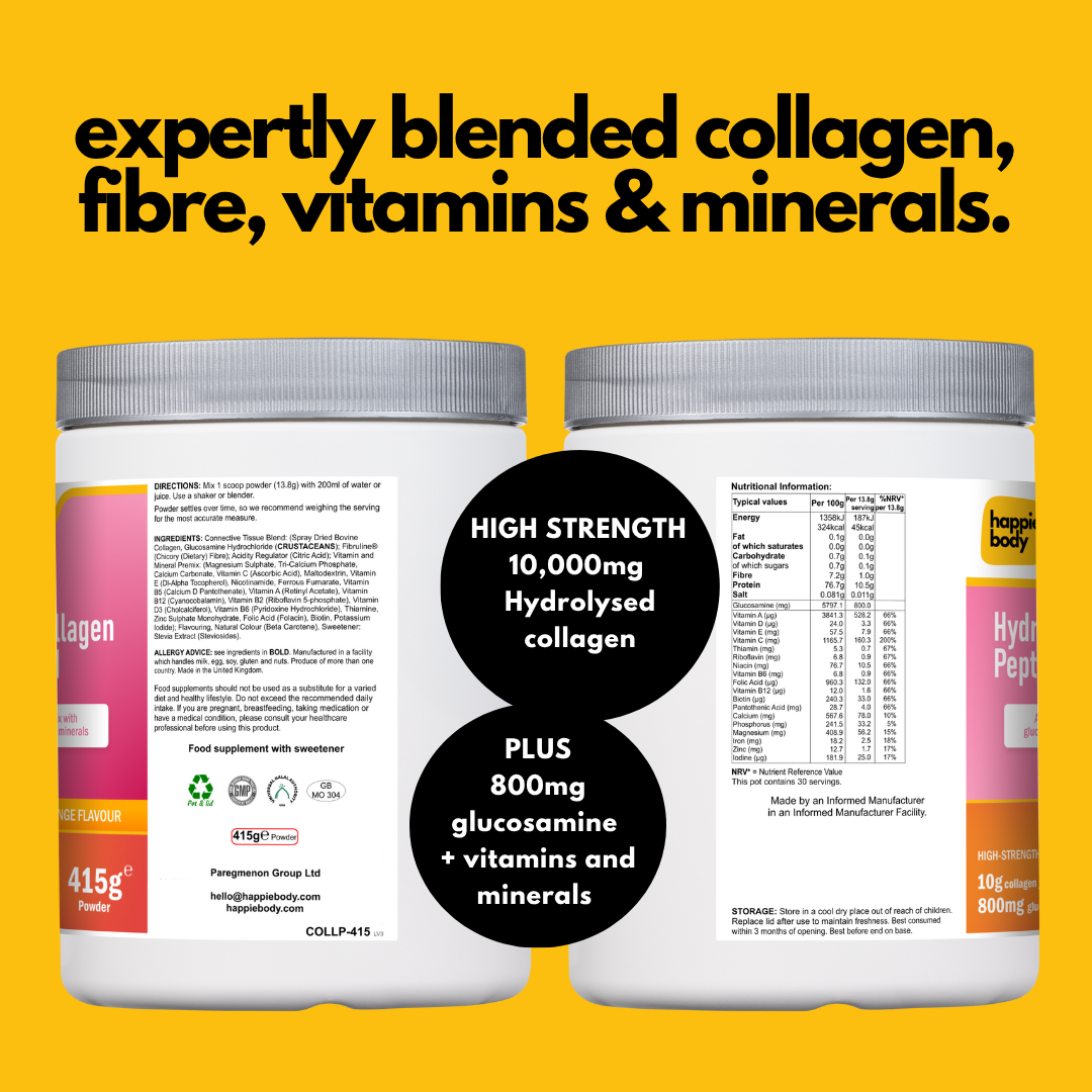 Hydrolysed Collagen Peptides Blend | 415g Powder | 30 servings