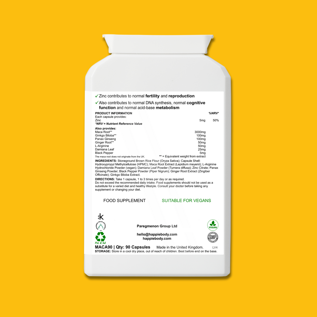 Maca with Ginseng and Gingko