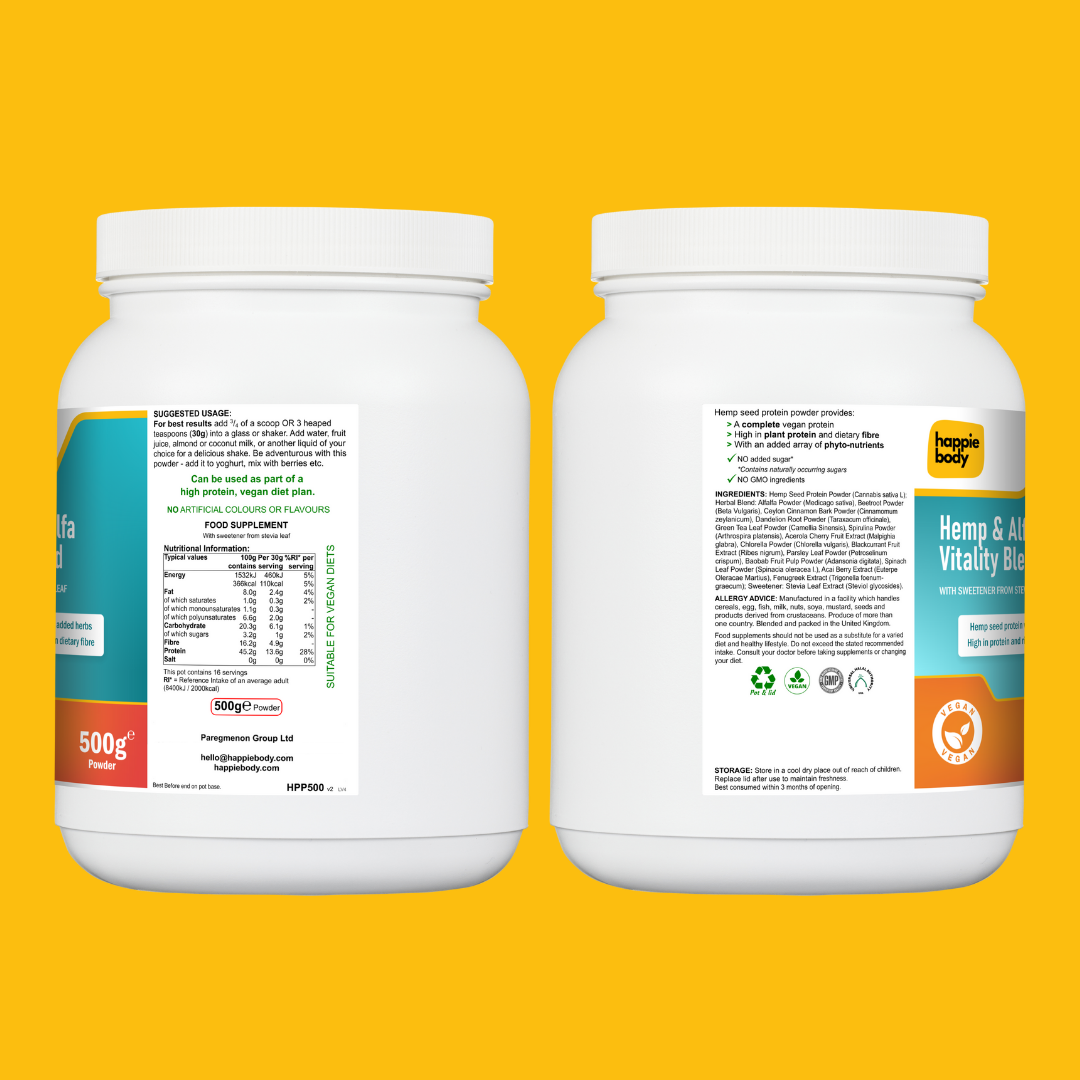 Hemp & Alfalfa Vitality Blend