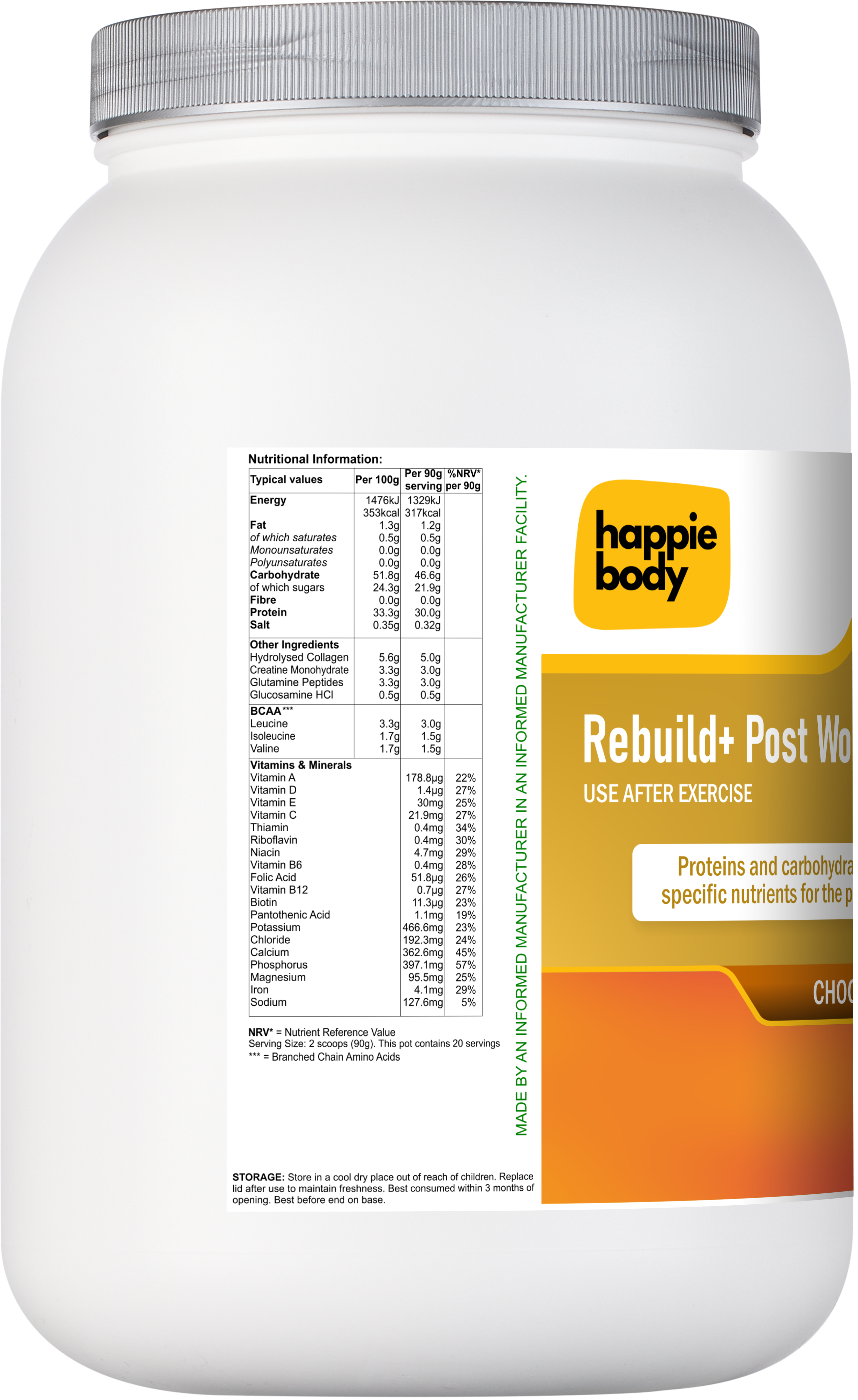 Rebuild+ Post Workout | 1800g