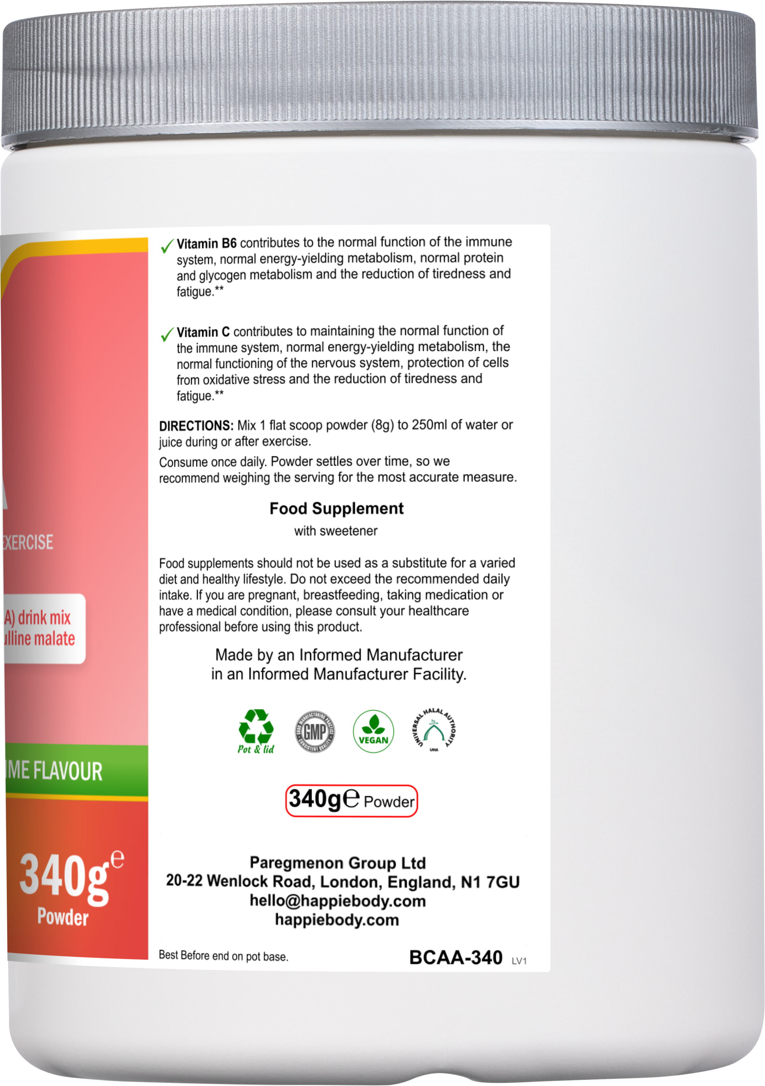 Recover+ BCAA | 300g Powder 