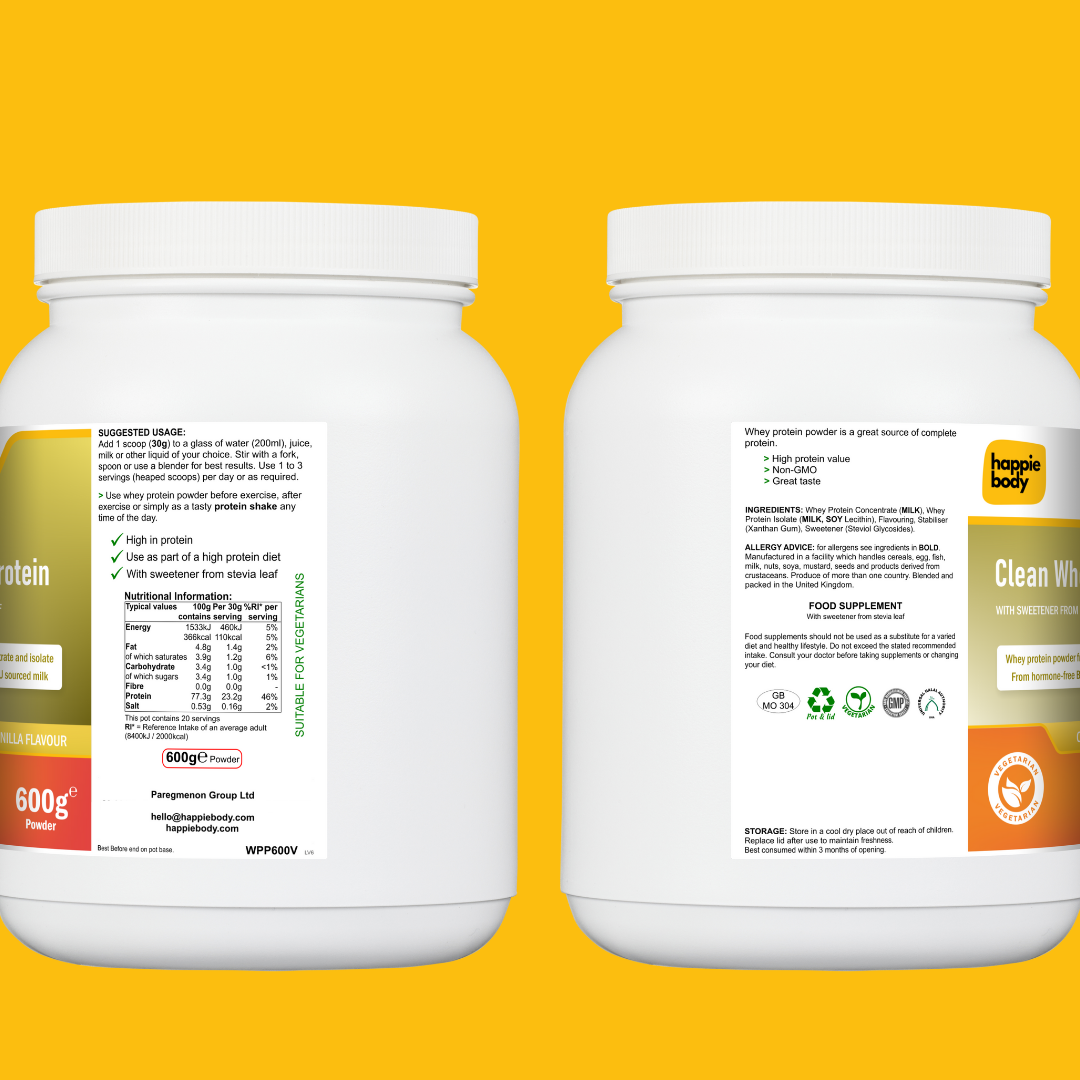 Clean Whey Protein – Crème Vanilla