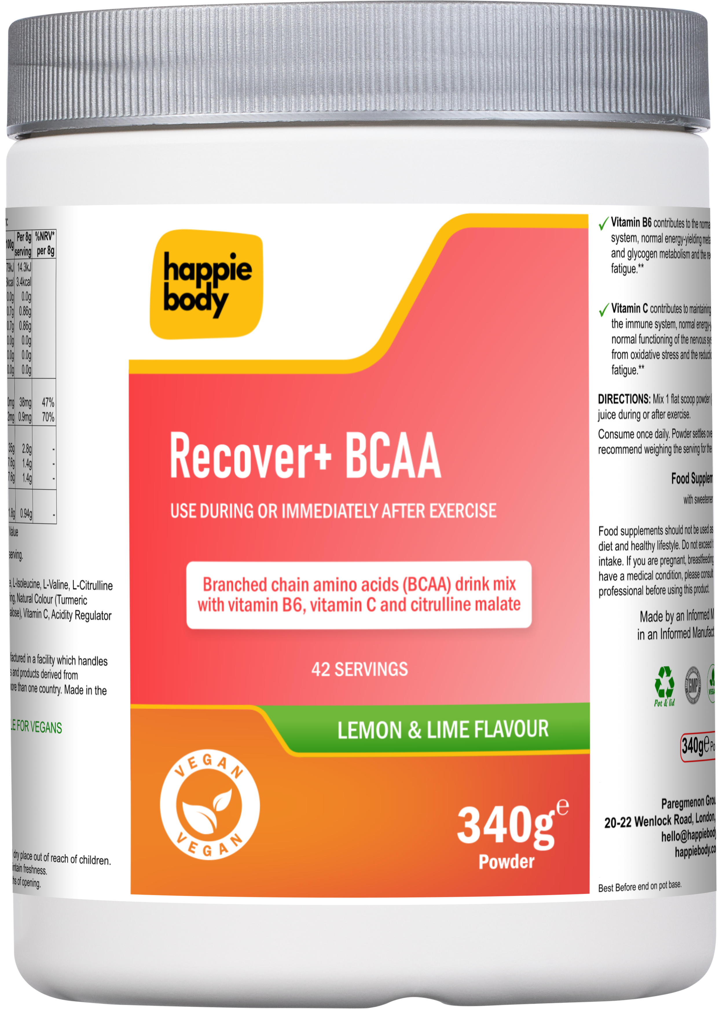 Recover+ BCAA | 300g Powder 