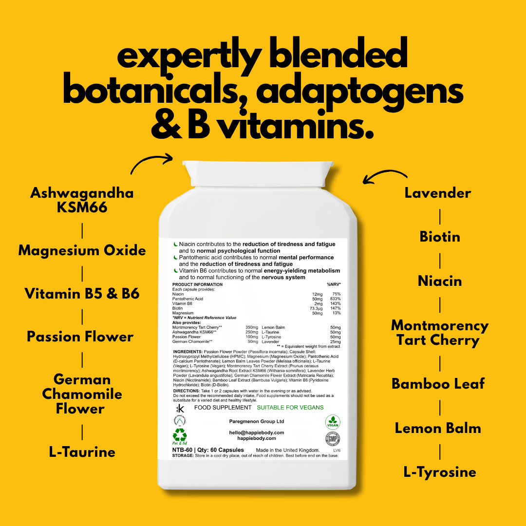 NeuroNite Calm+ Botanicals | 60 Capsules