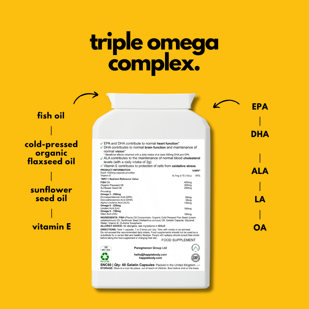 Omega 3-6-9 Capsules | 60 Softgels