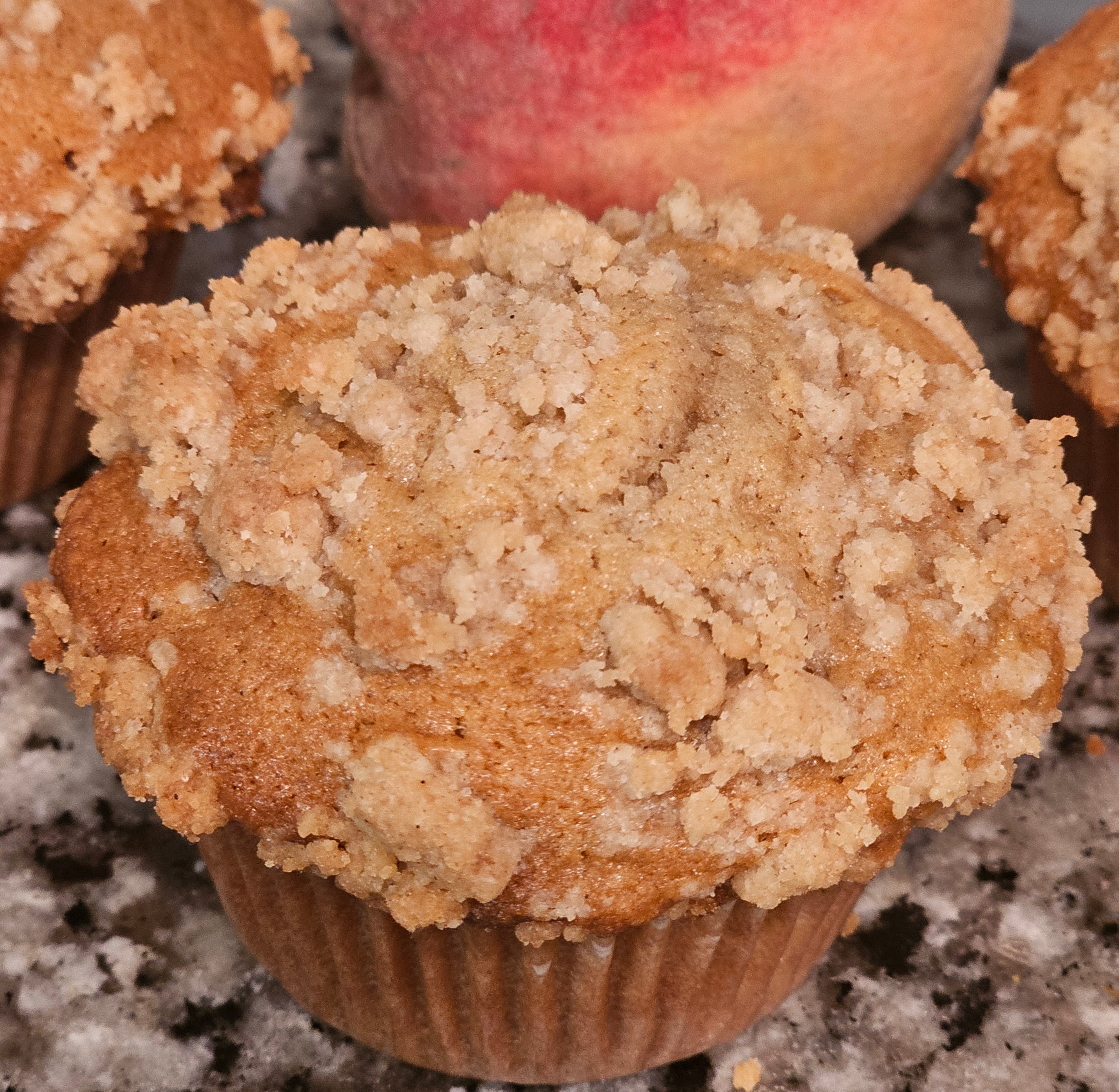 Peach Streusel Muffins