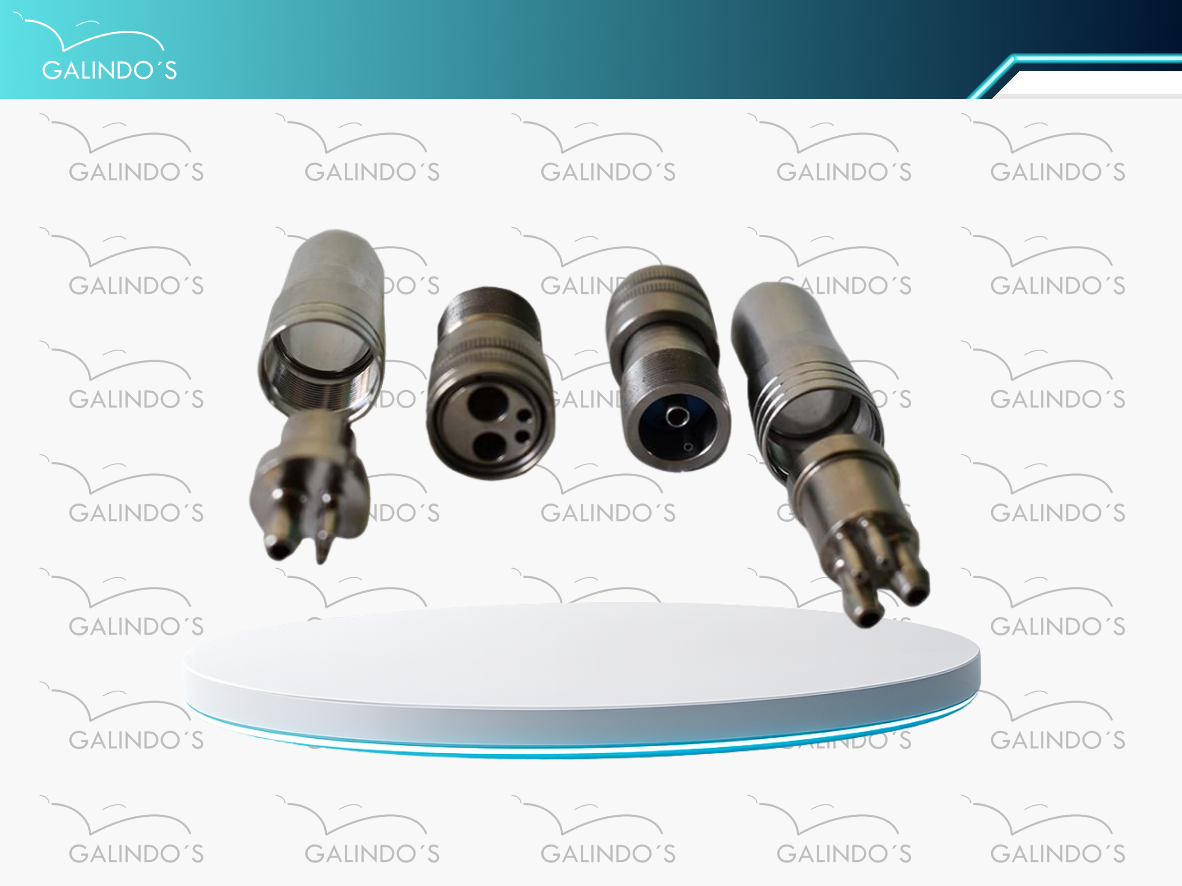 Conectores para piezas de mano