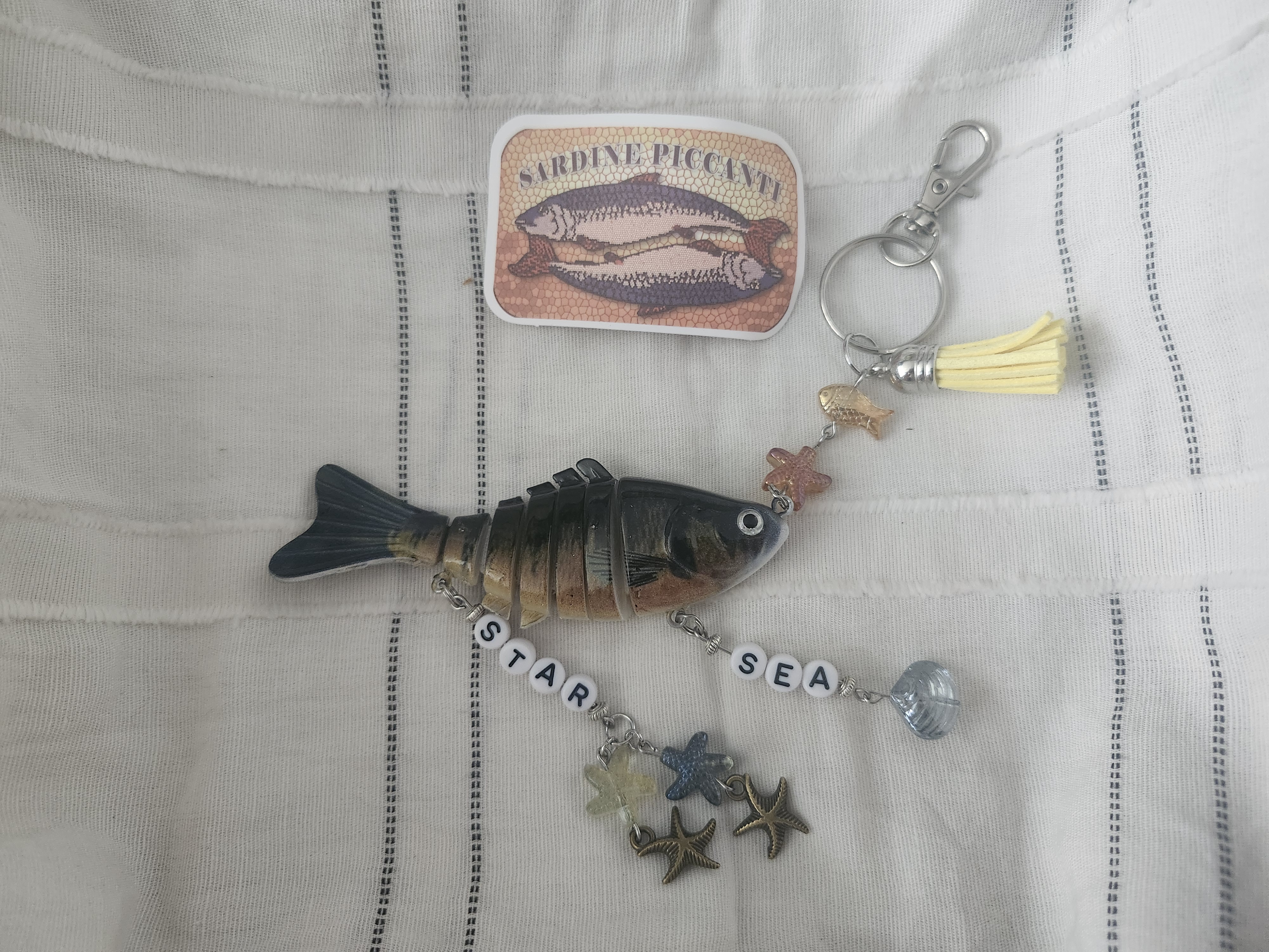  Sea Star Fish Keychain