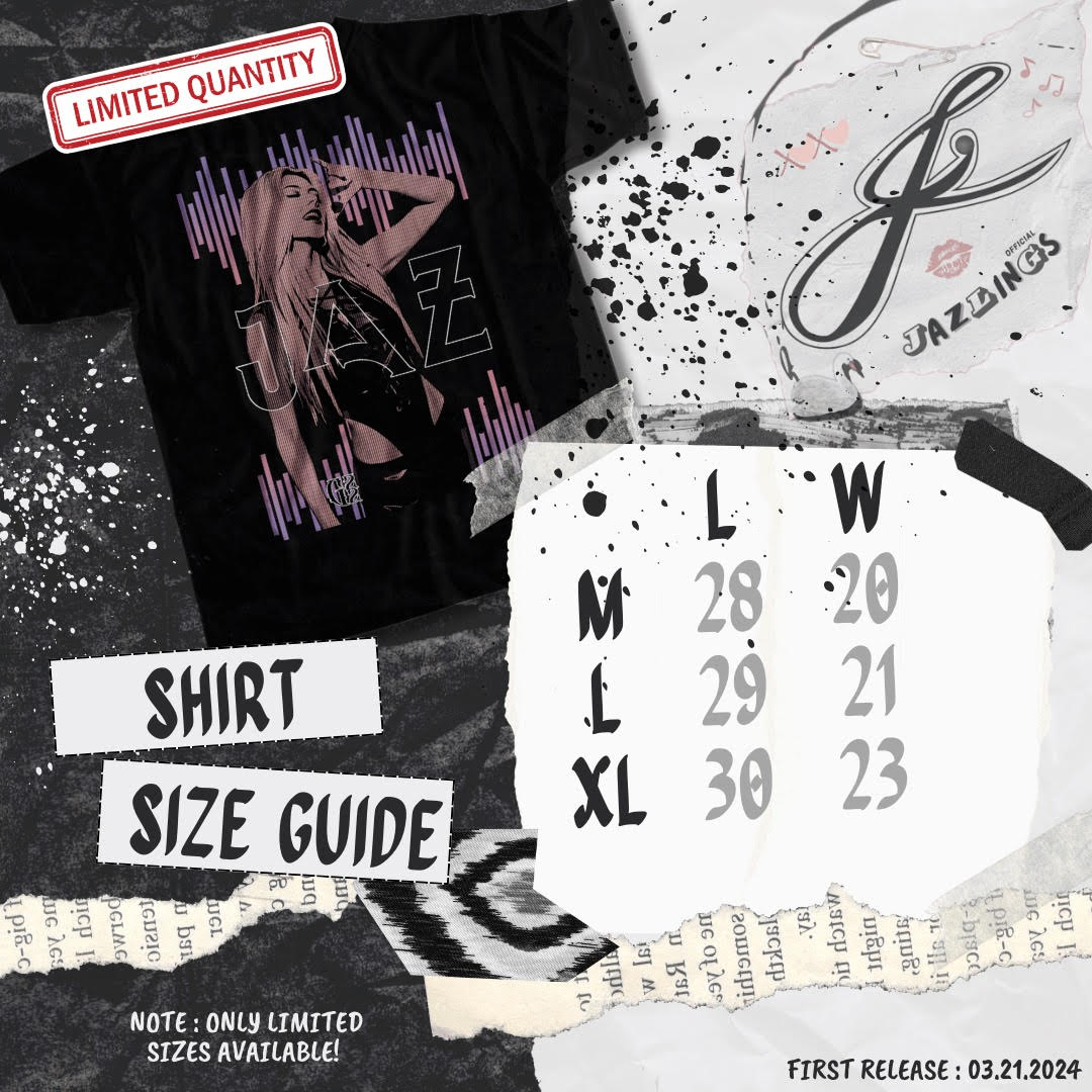 Jaz Shirt + freebies (Official Merch)