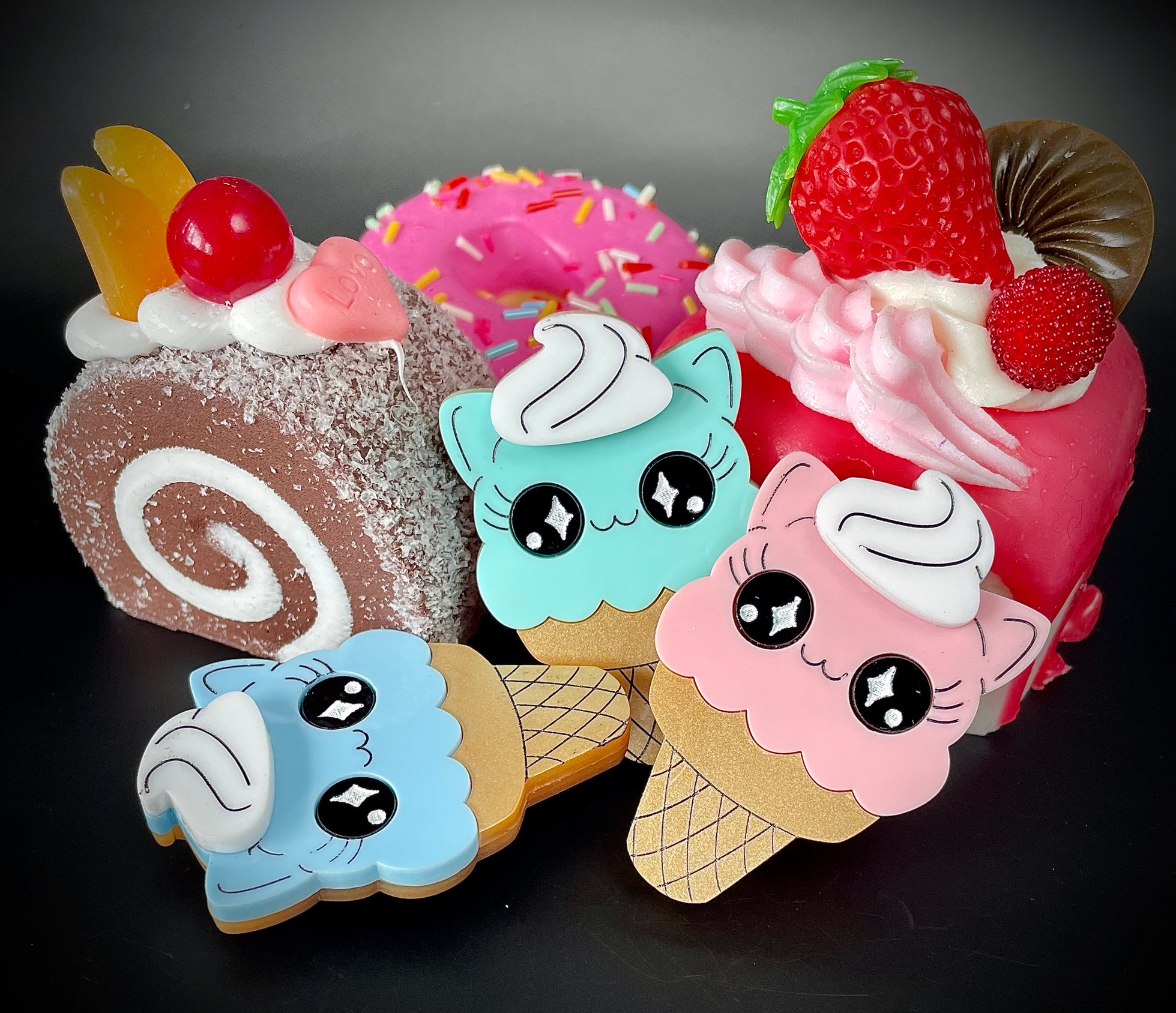 Délicieuse Glace Chat Kawaii