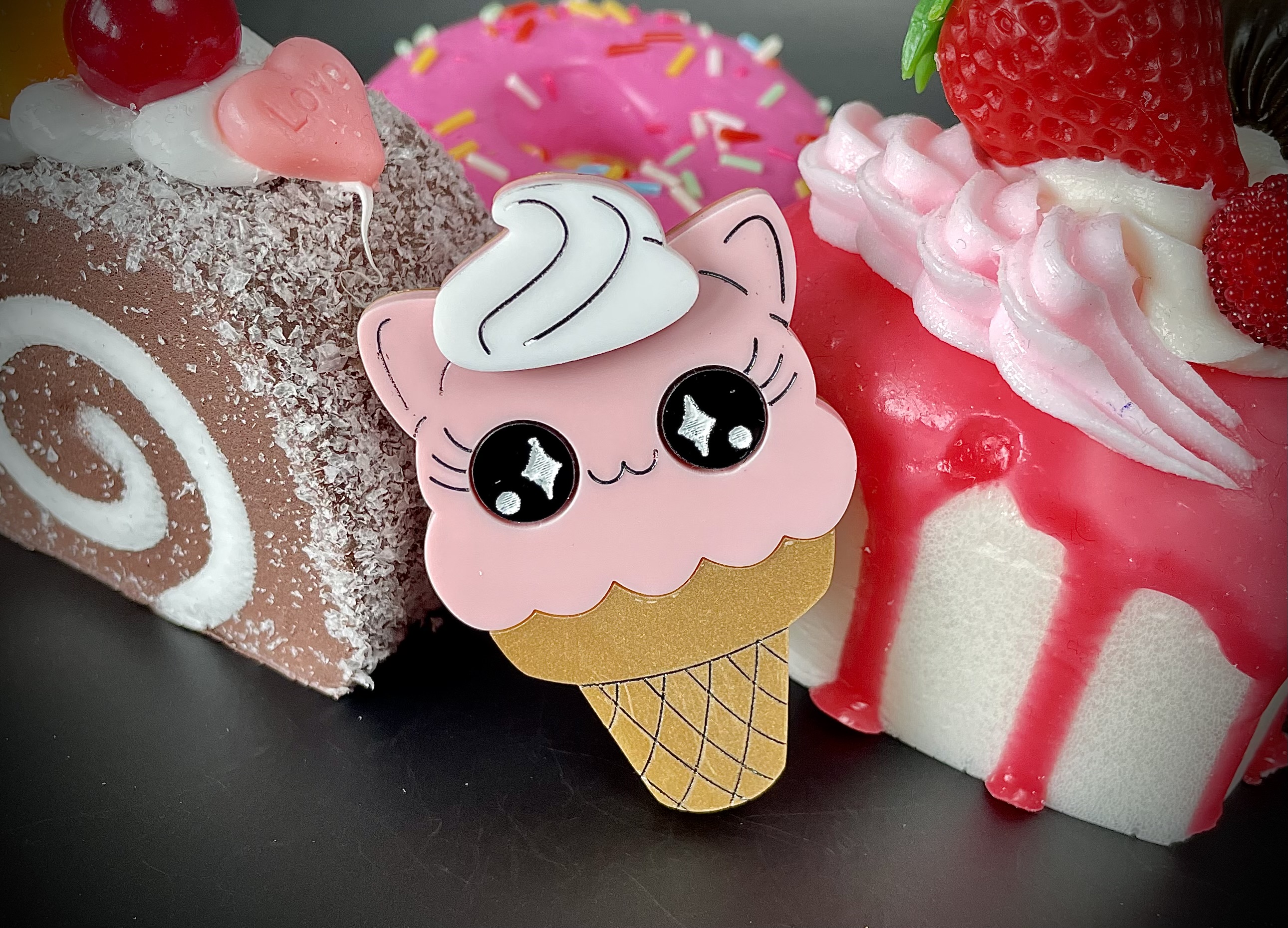 Délicieuse Glace Chat Kawaii