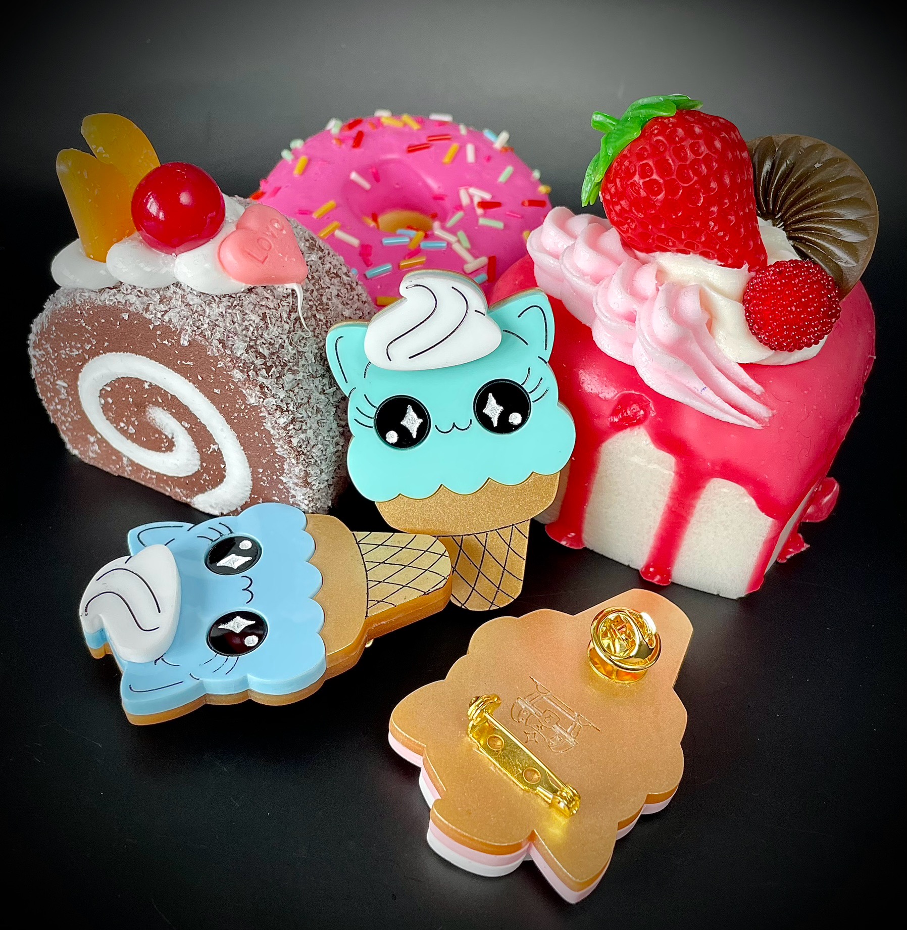 Délicieuse Glace Chat Kawaii