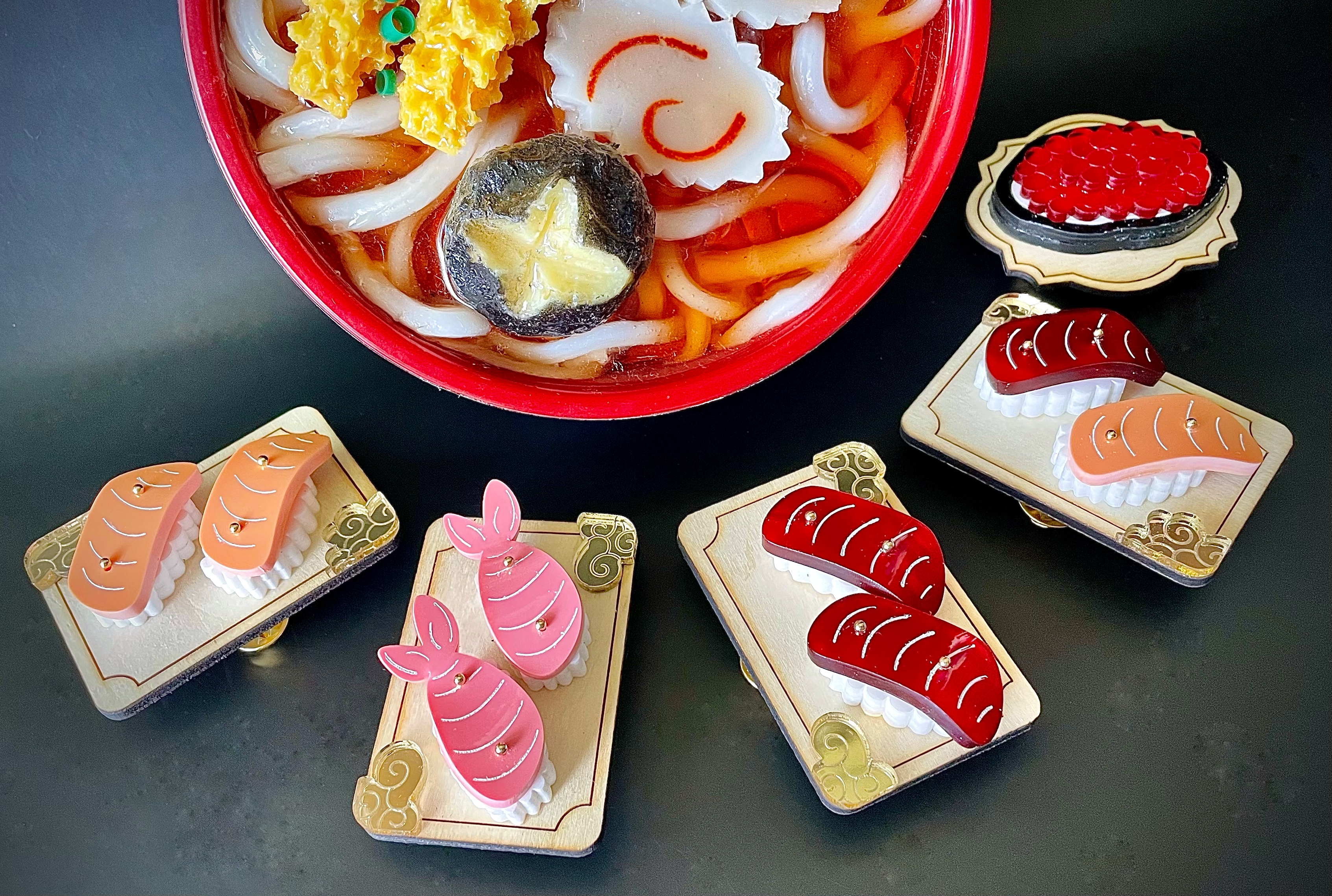 Plateaux de sushi traditionels