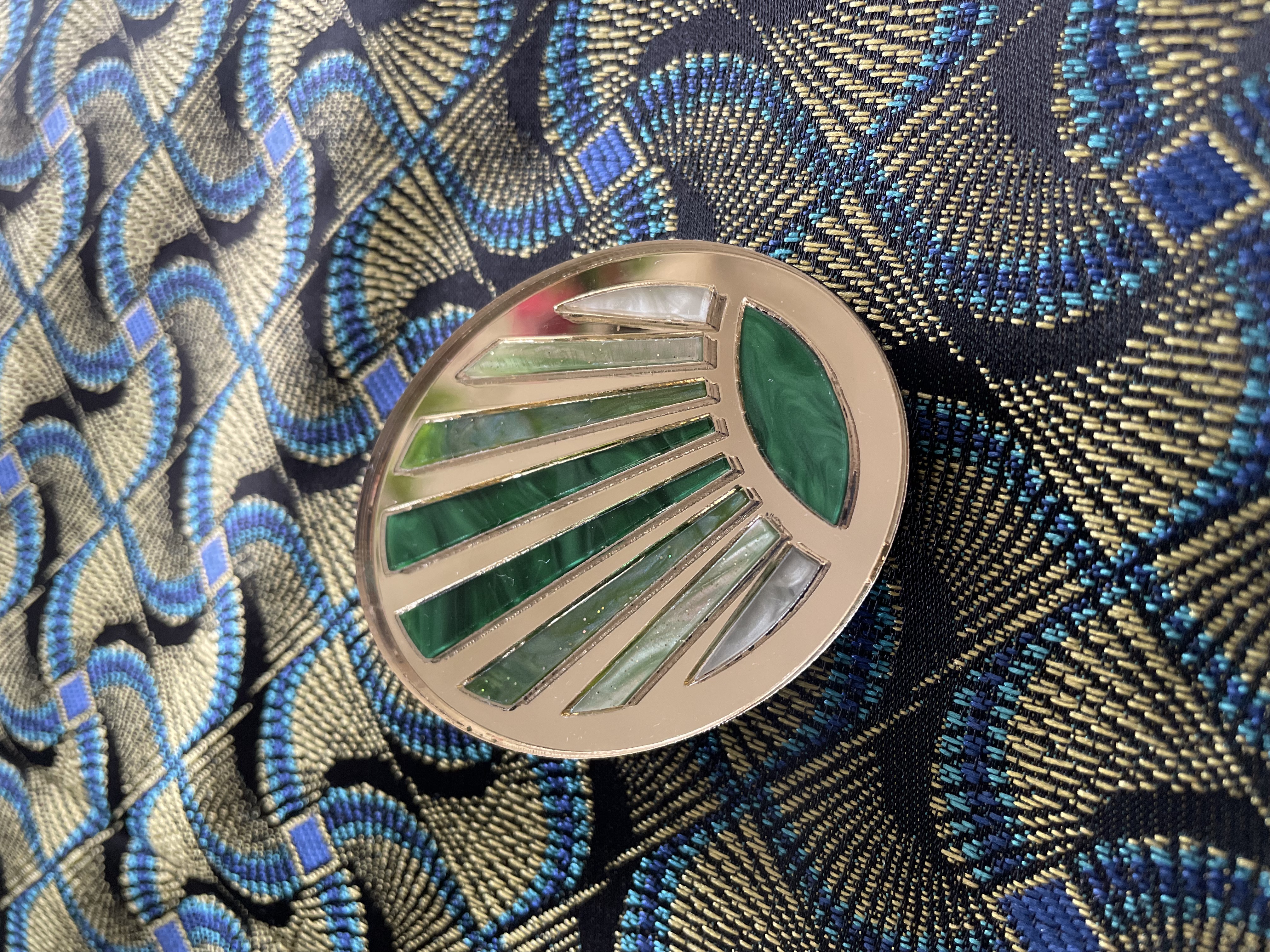 Parure dégradée Verte