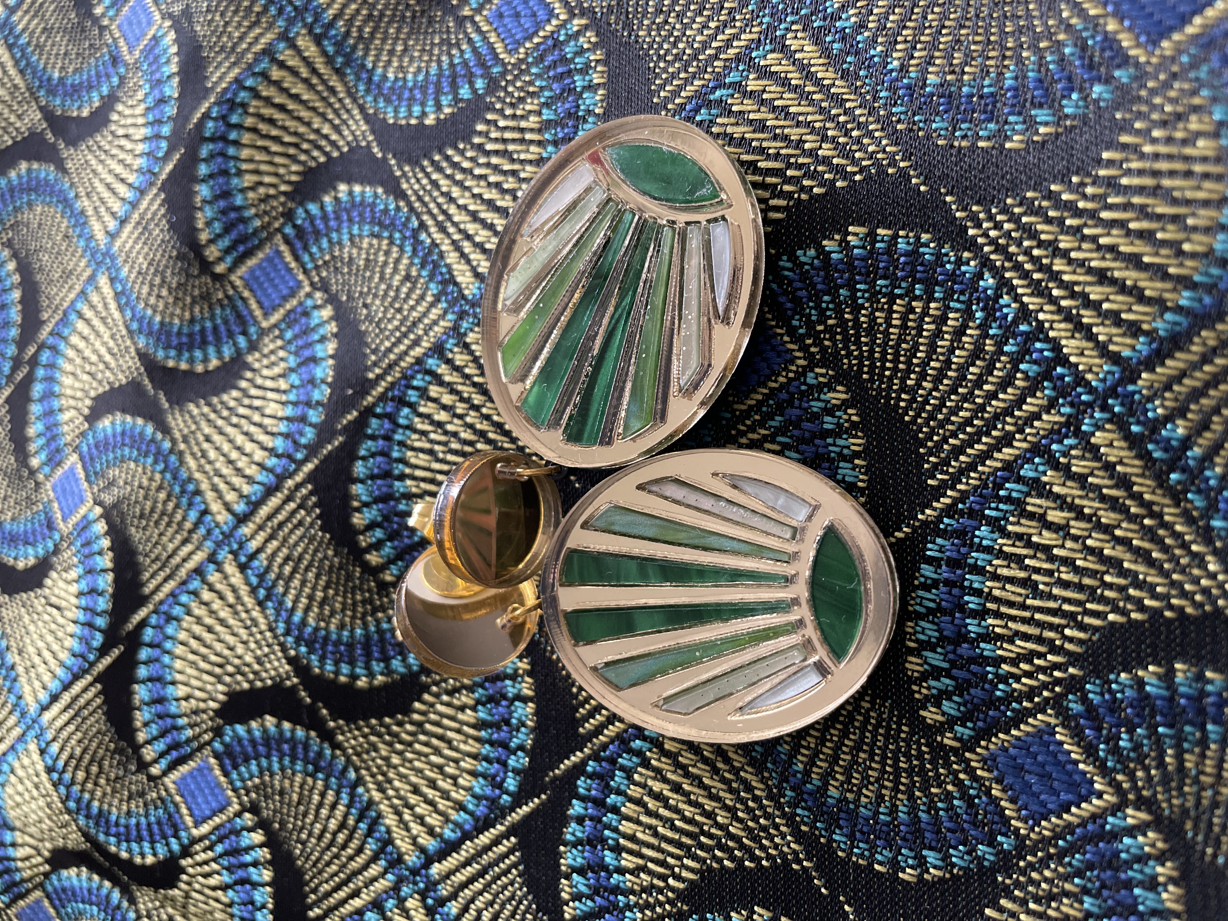 Parure dégradée Verte