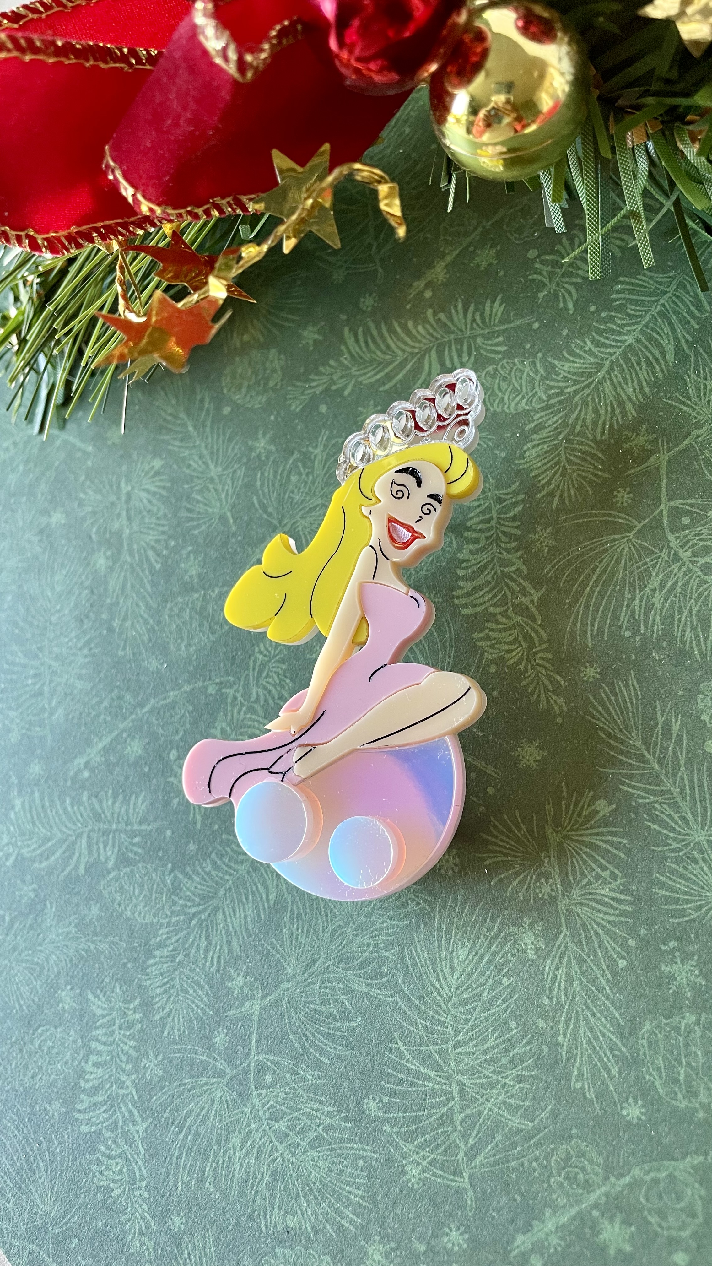 Broche Glinda sur une bulle, Wicked