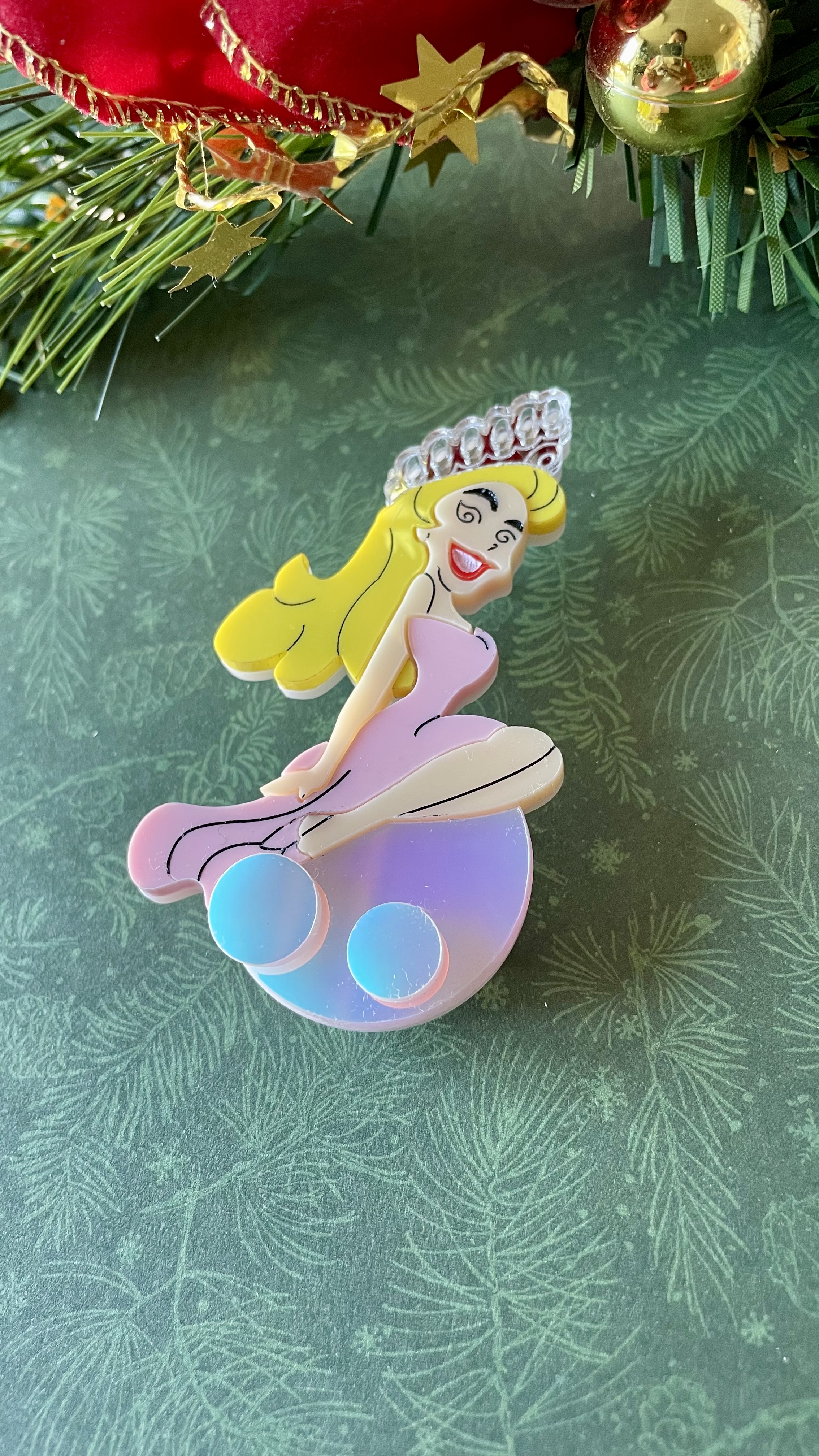 Broche Glinda sur une bulle, Wicked
