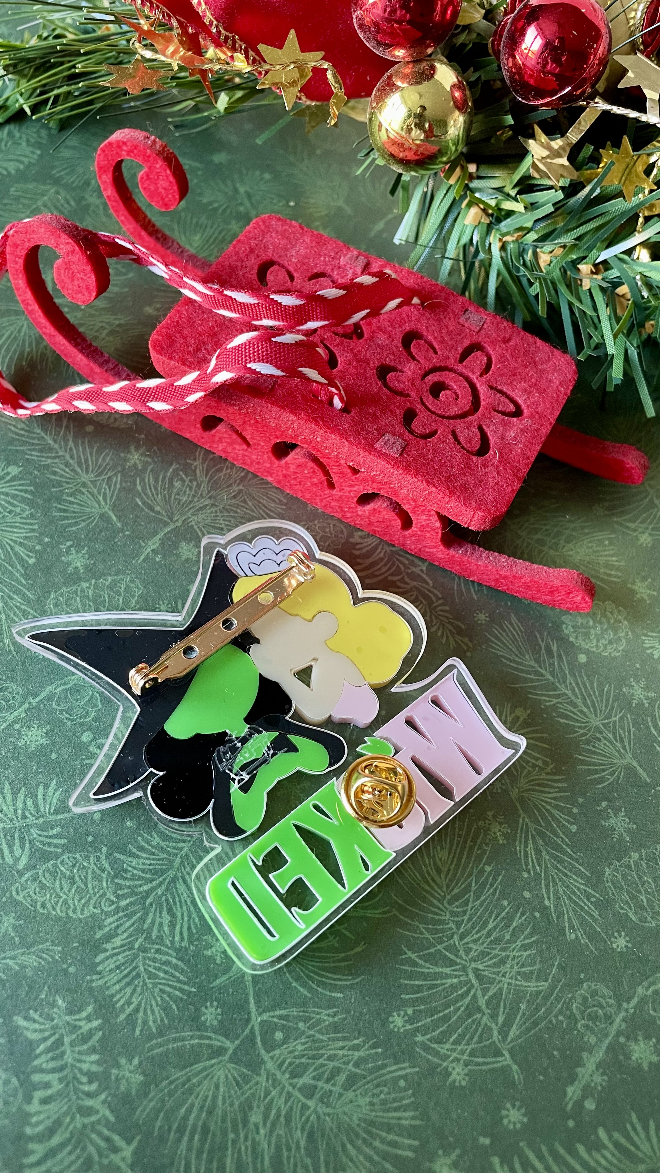 Broche Elphaba et Glinda Wicked enfant