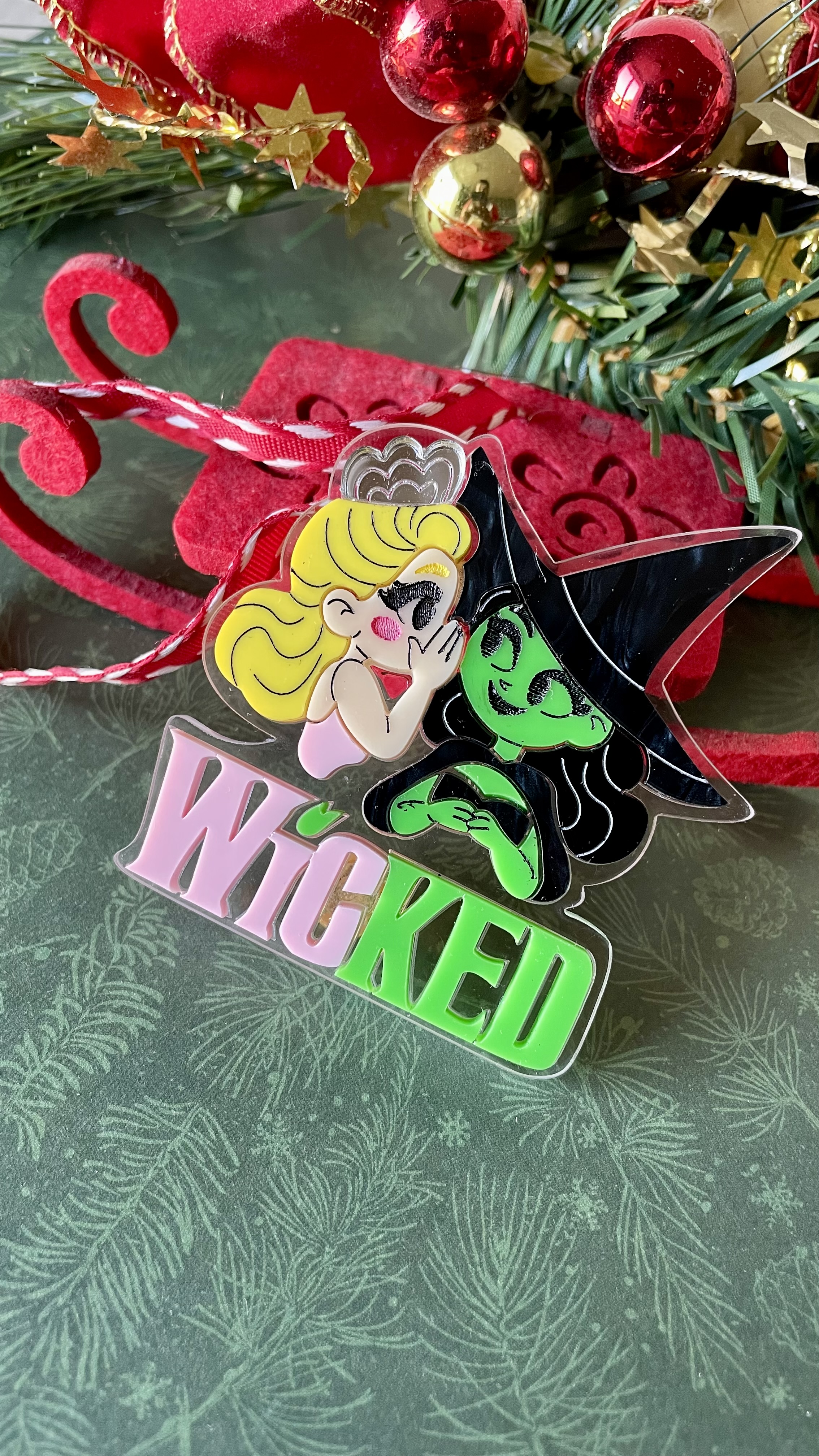 Broche Elphaba et Glinda Wicked enfant