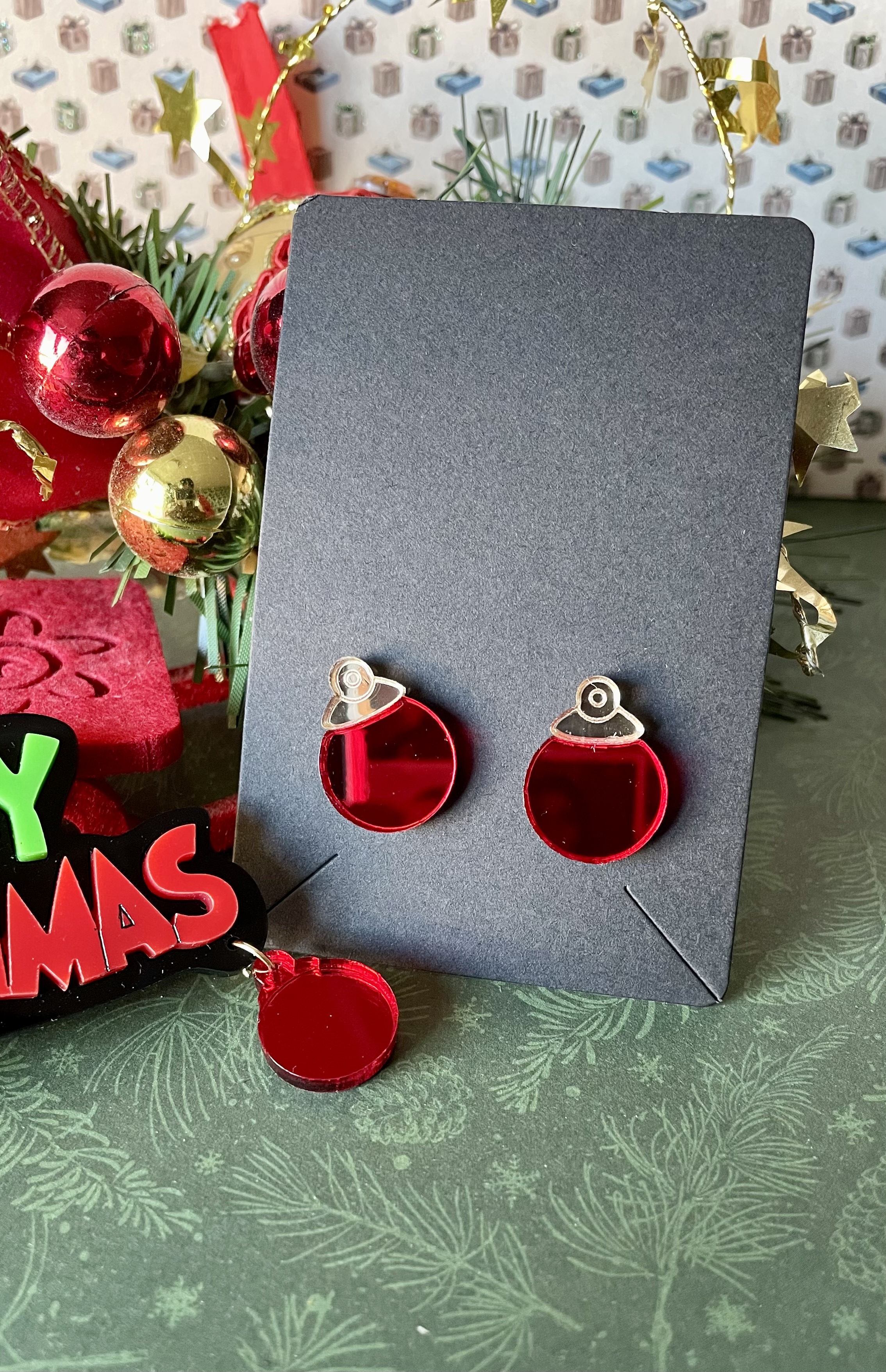 Parure de noël Merry Grinchmas