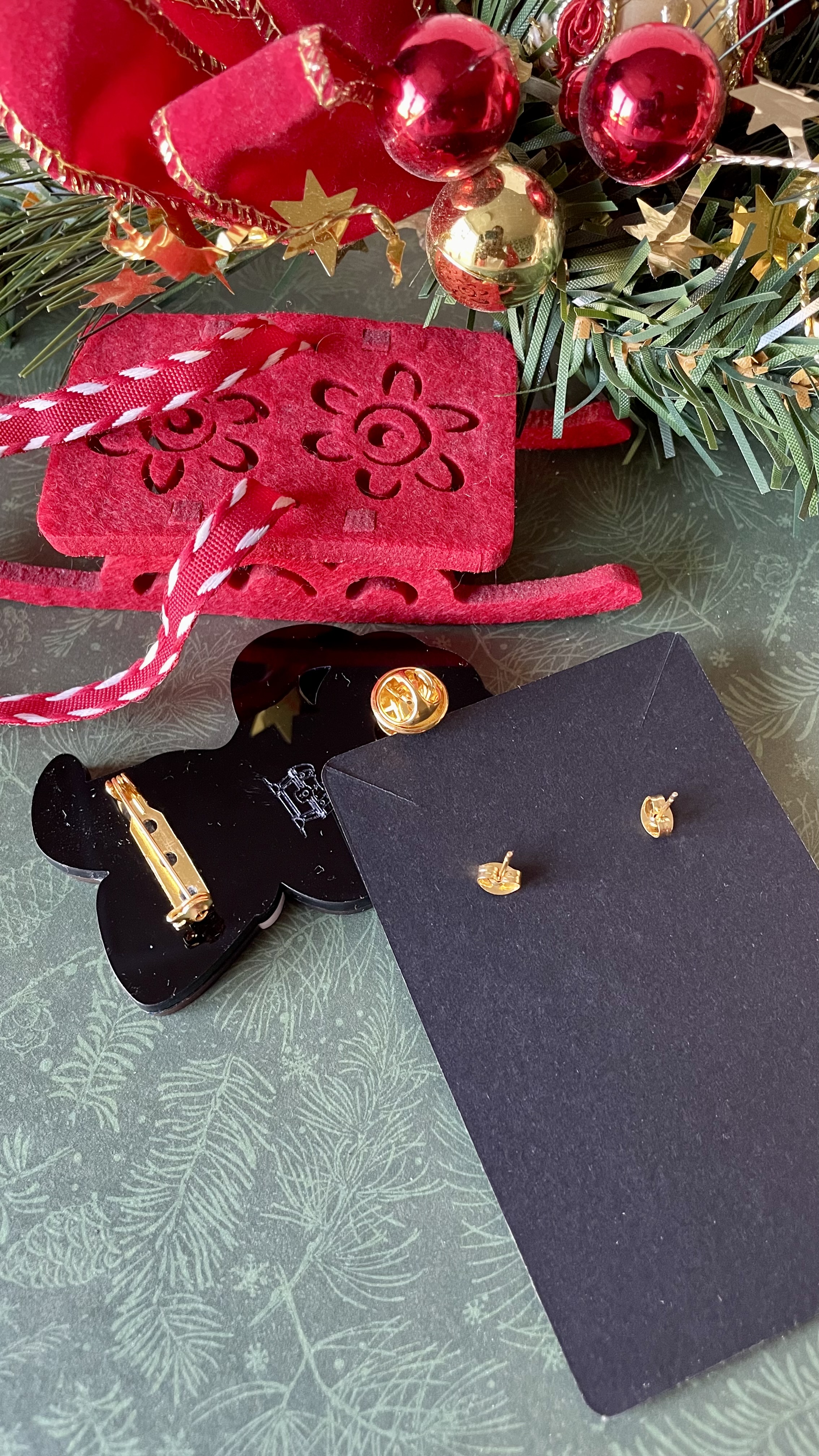 Parure de noël Pinup Pain dépice