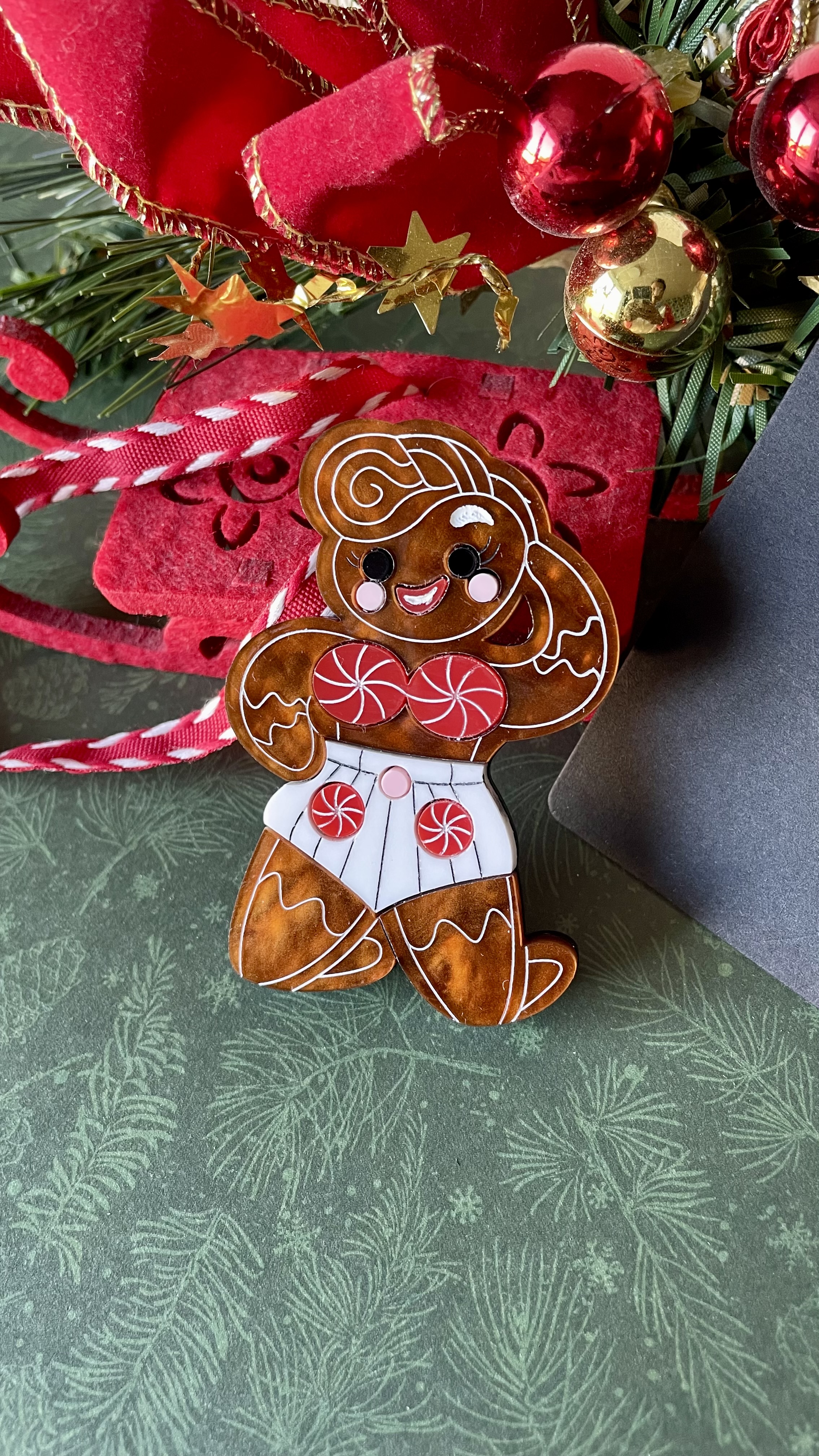 Parure de noël Pinup Pain dépice
