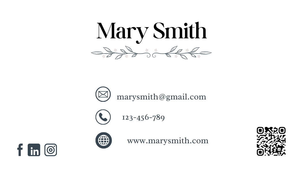 Signature Business Card Design