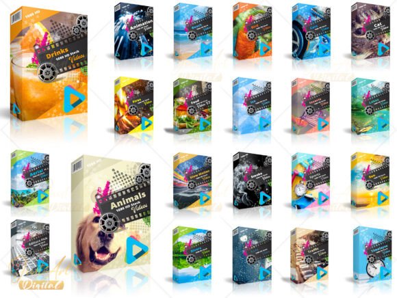 +17 400 Clips Vidéos de Stock Multi Thèmes