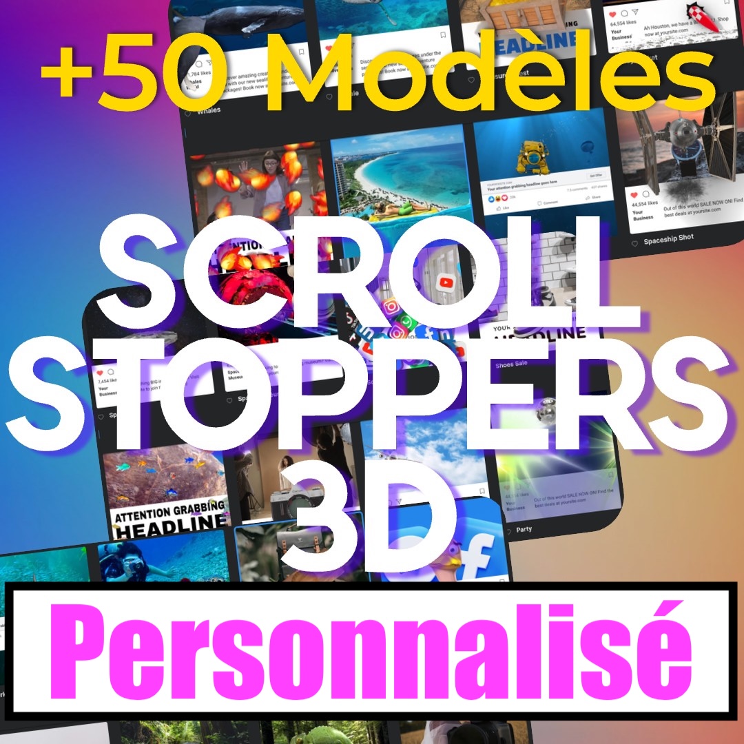 Scroll Stoppers 3D — Sur-Mesure
