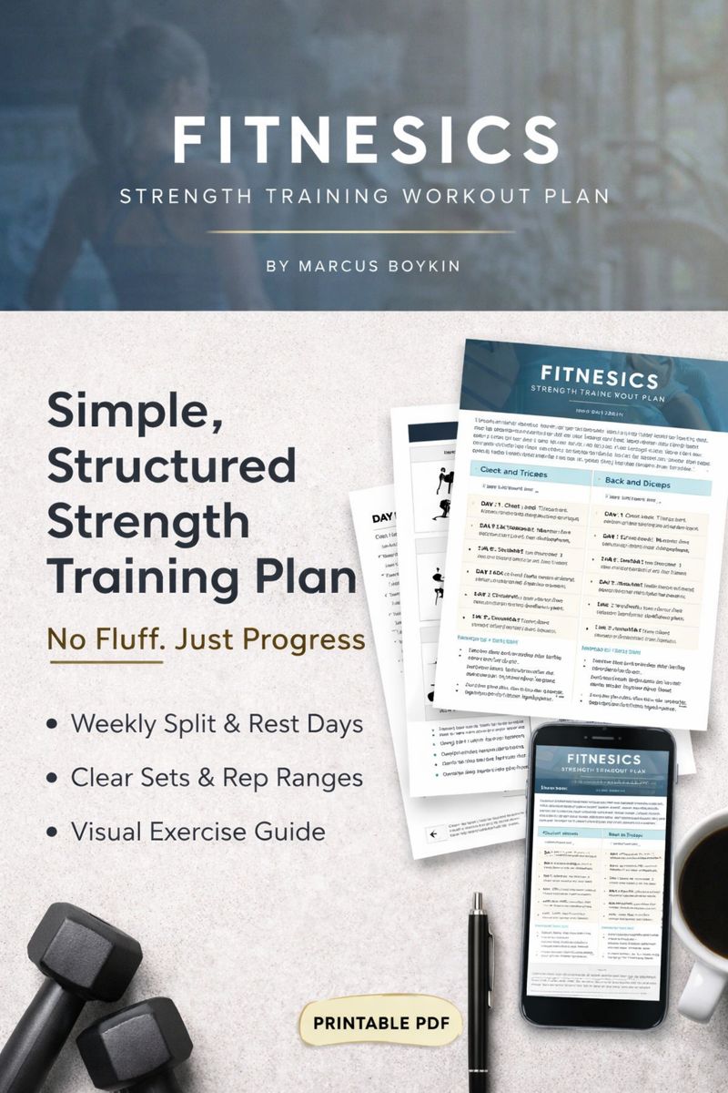 Fitnesics Strength Training Workout Plan