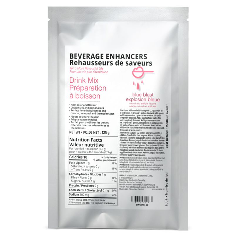 Rehausseurs de saveurs à boissons Explosion bleue 🔵