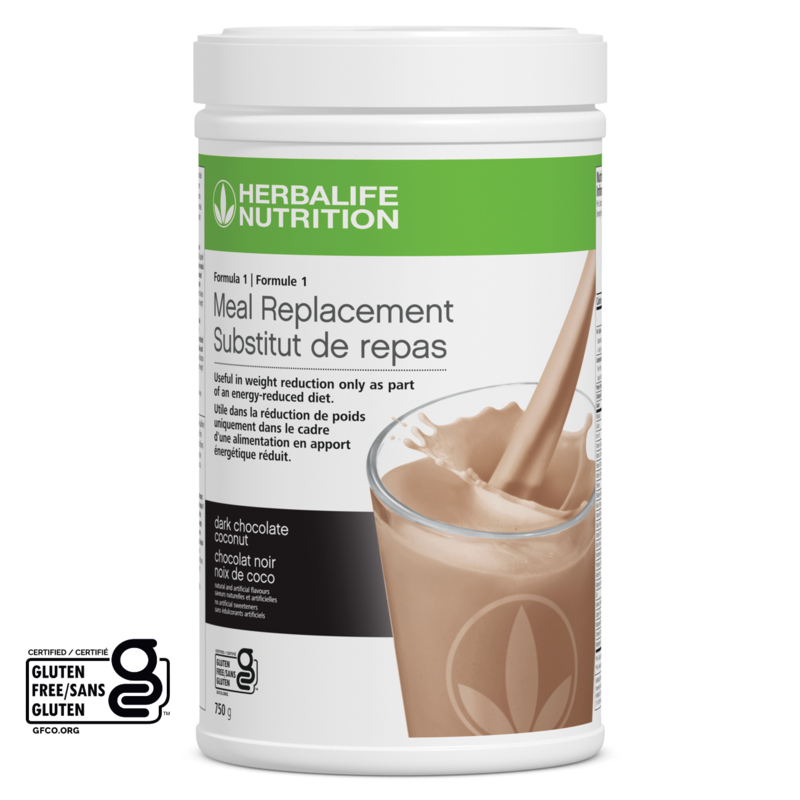 Substitut de repas Formule 1 : Chocolat noir et noix de coco 750g