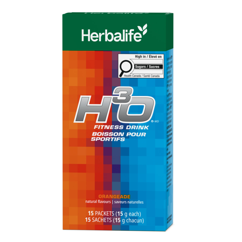 La boisson pour sportifs H3O®: Orangeade