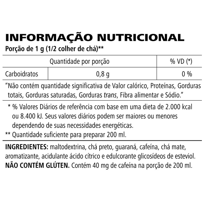 Tropical NRG Thé de guarana  100 g