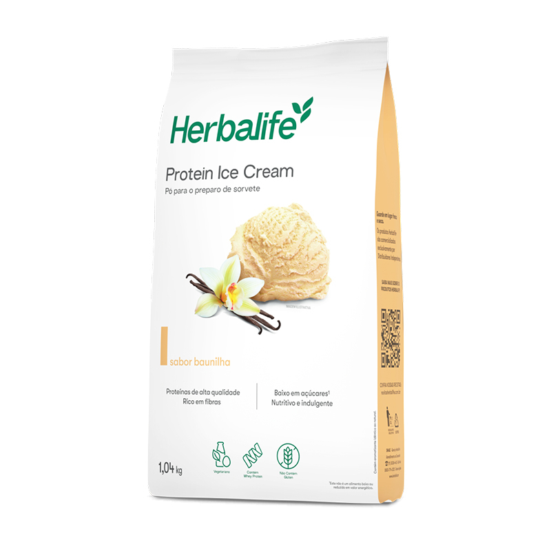 Crème glacée protéinée, saveur vanille, 1,040 kg 