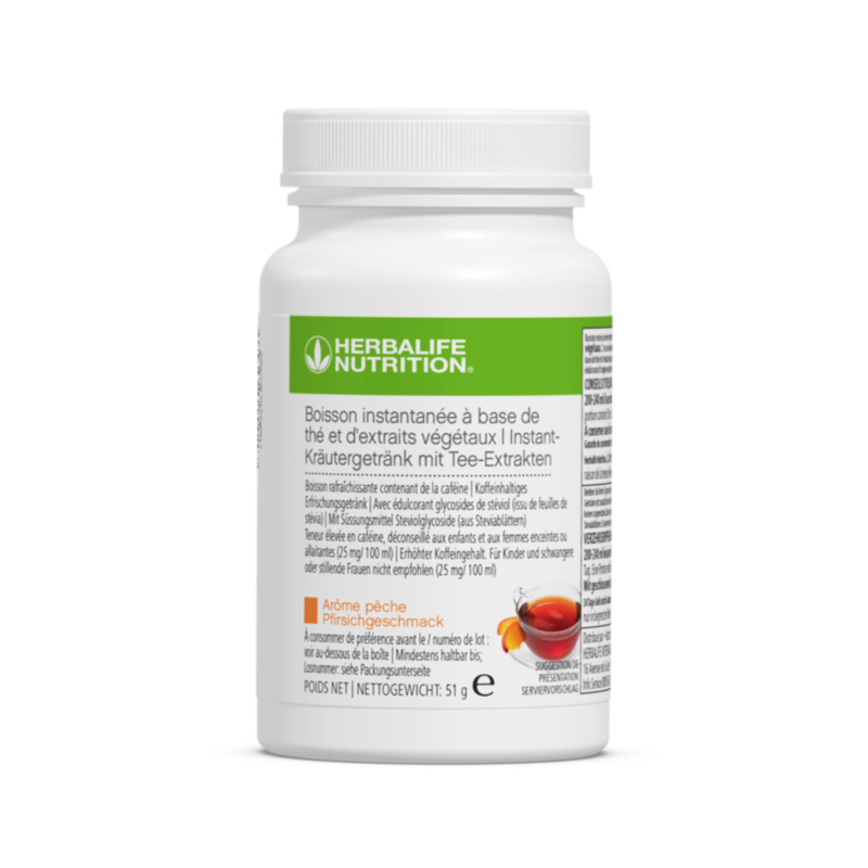 Boisson instantanée à base de thé et d’extraits végétaux