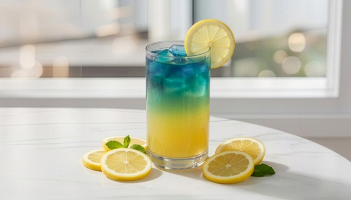 Limonade à la framboise bleue 🫐🍋