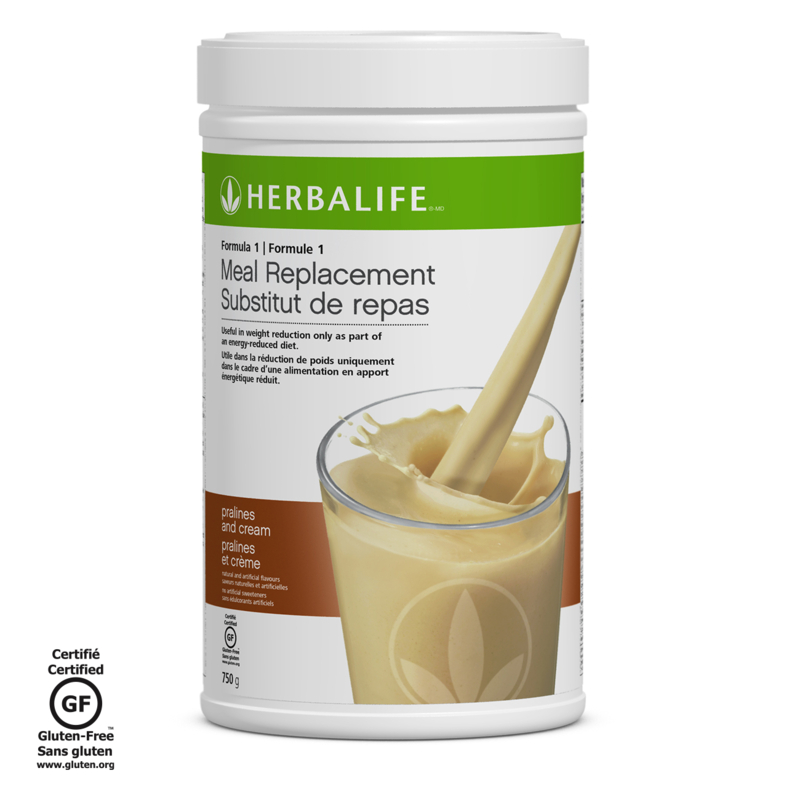 Substitut de repas Formule 1 :Pralines et Crème 750 g