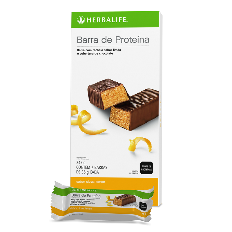Barres protéinées au citron