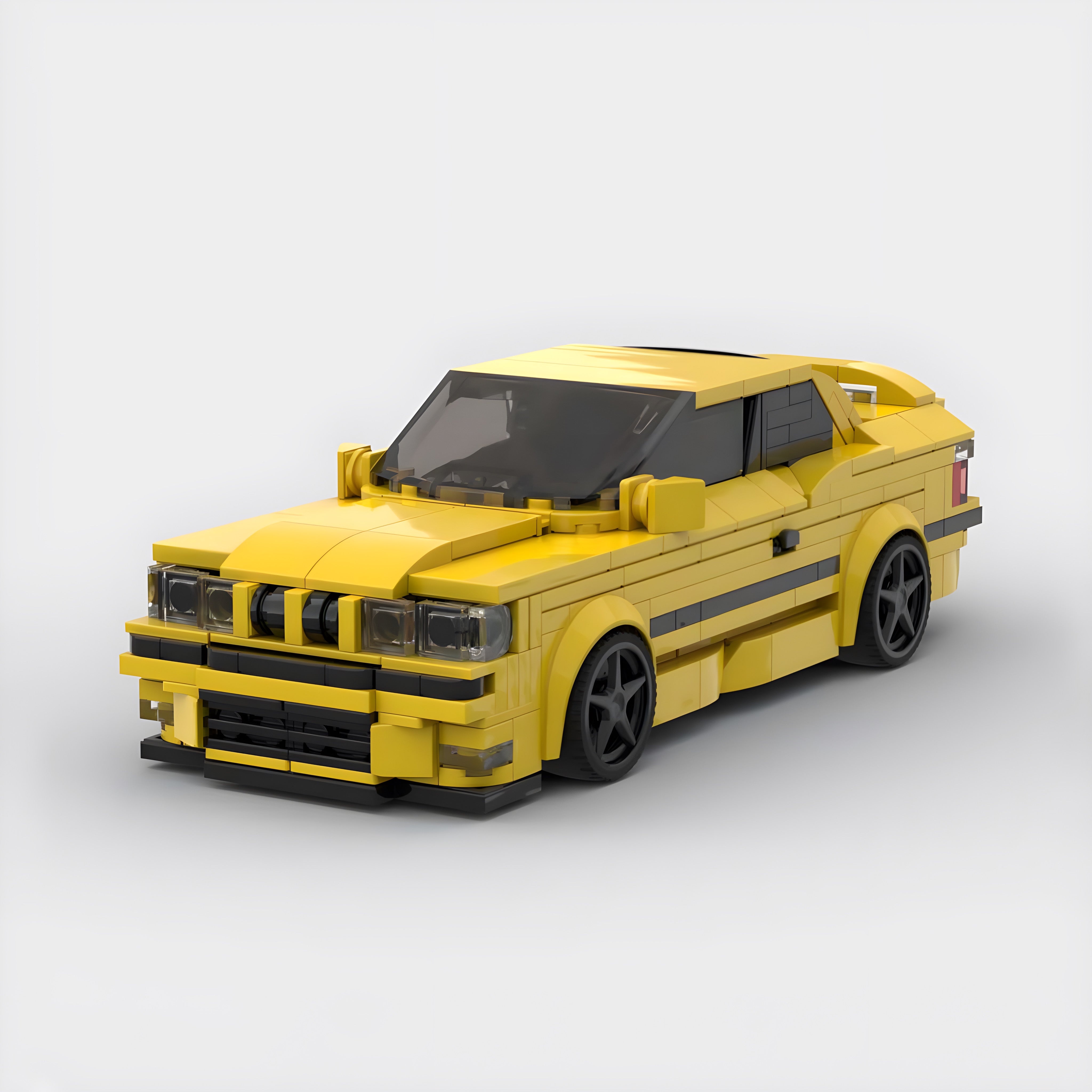 BMW M3 E36 Geltona